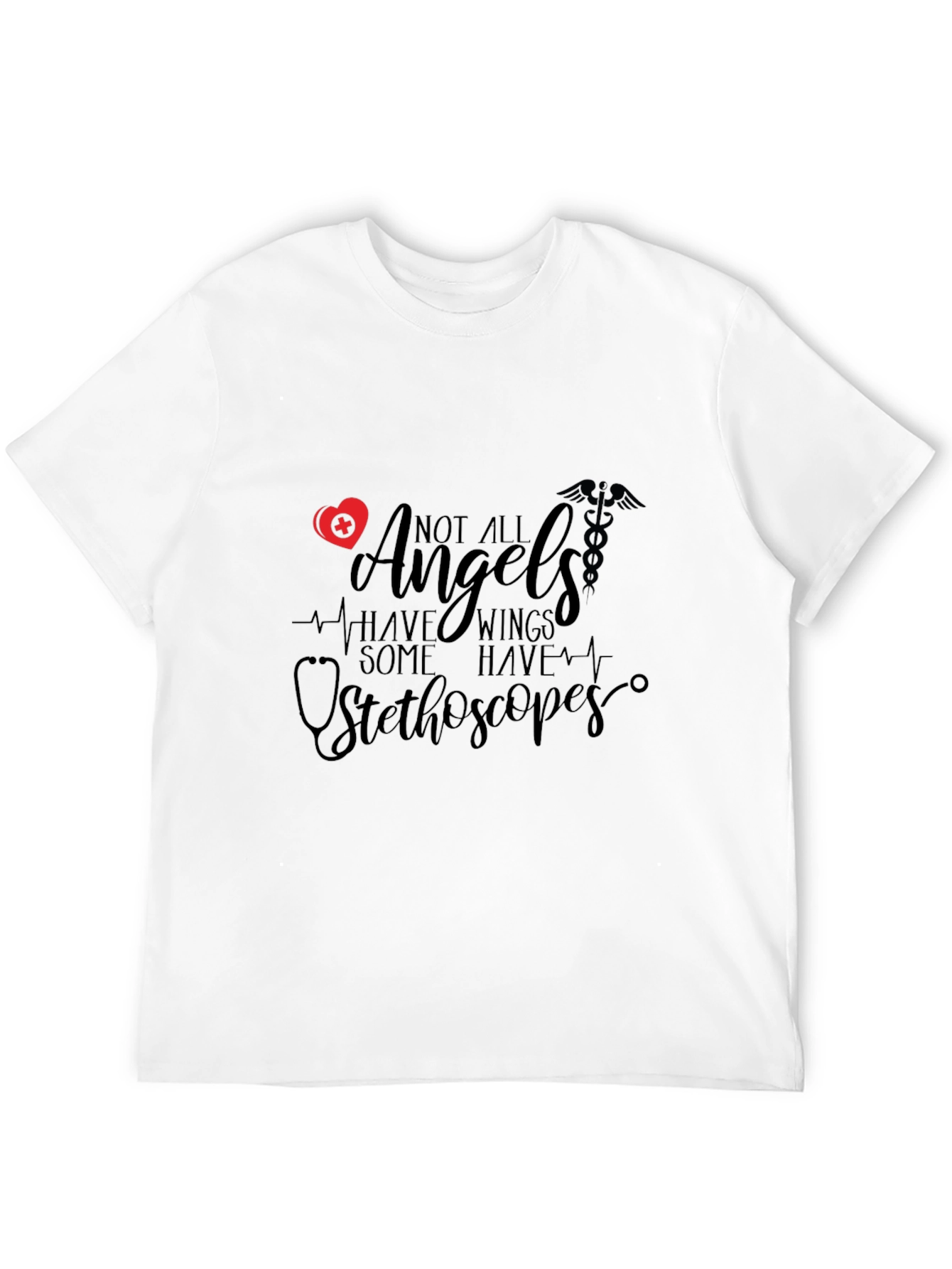 Nurse Angels Stethoscope T-Shirt