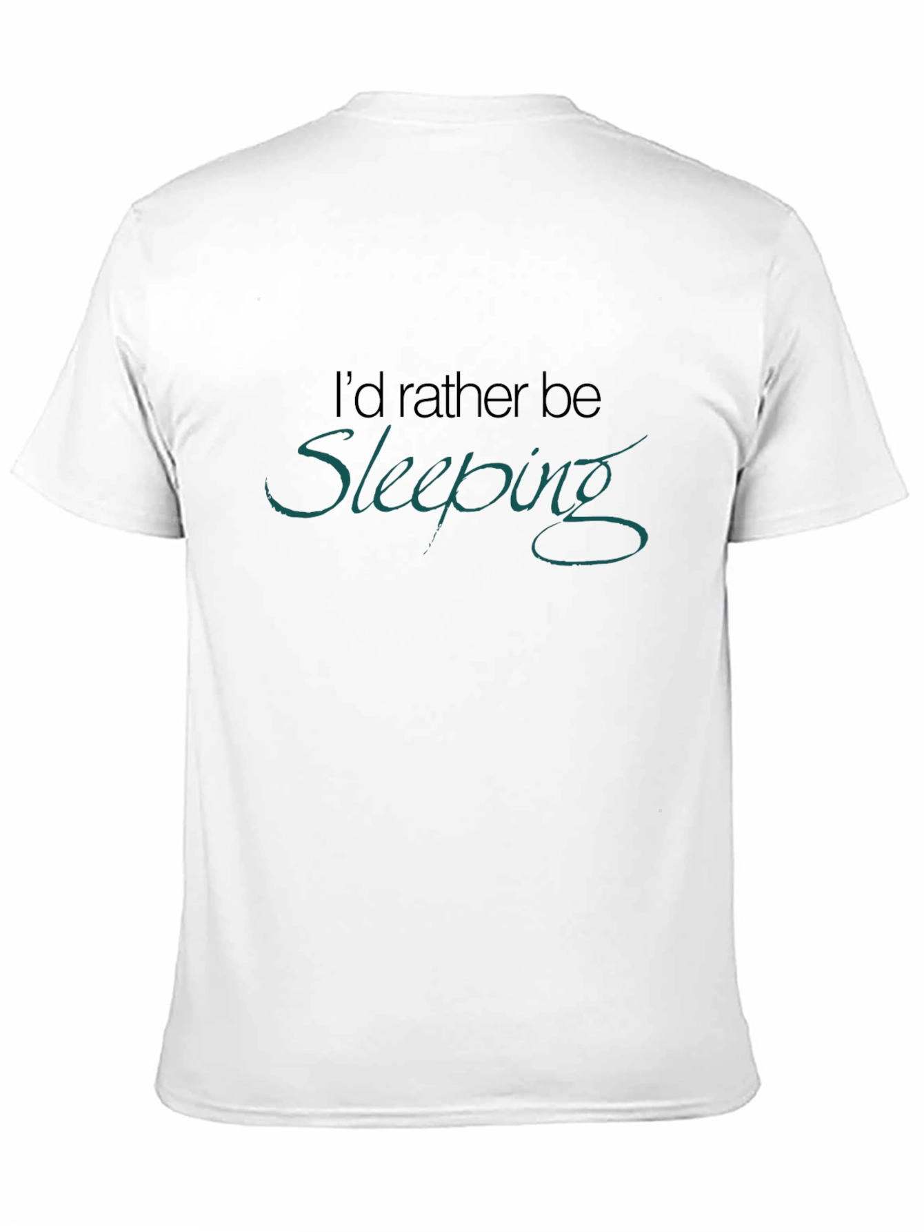 Id Rather Be Sleeping Black T-Shirt