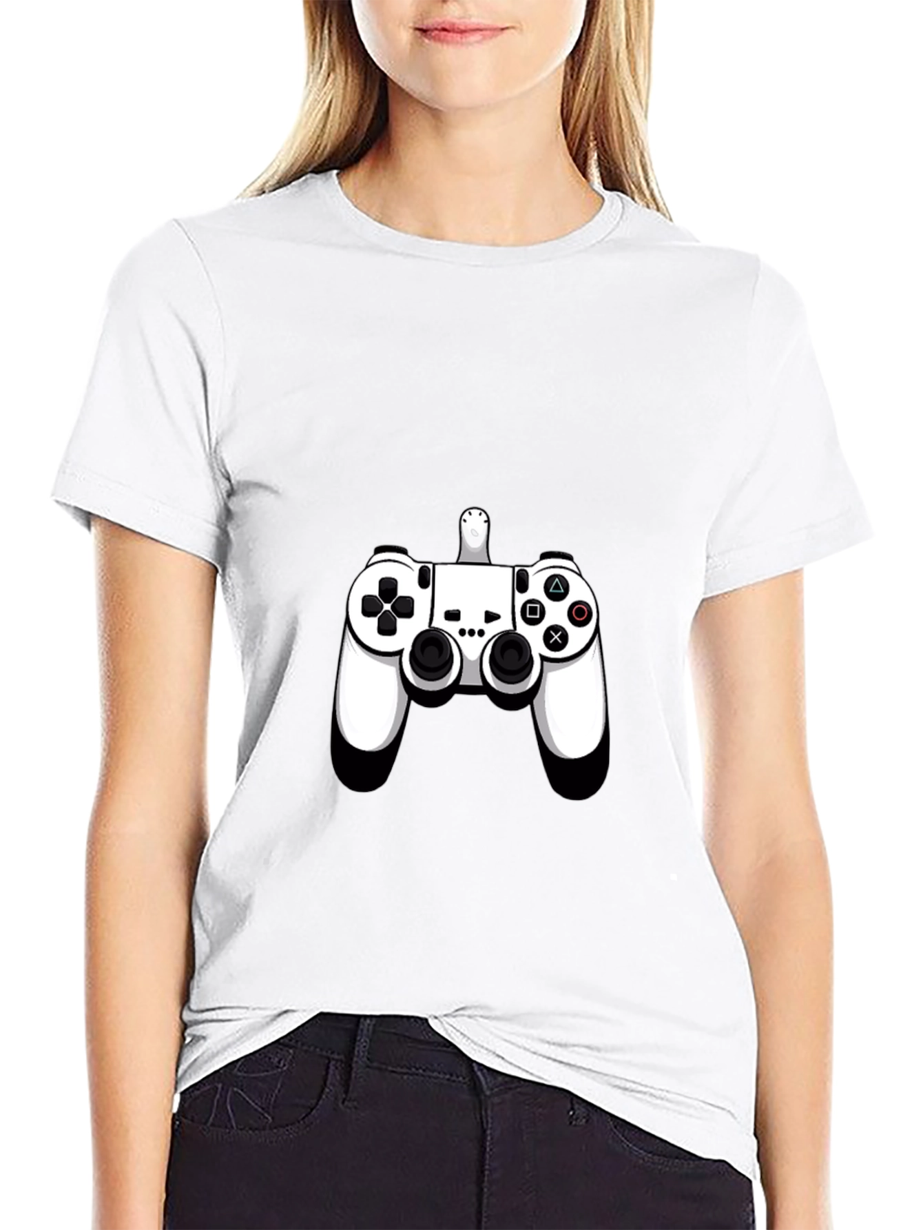 Gamer Controller Graphic Black T-Shirt