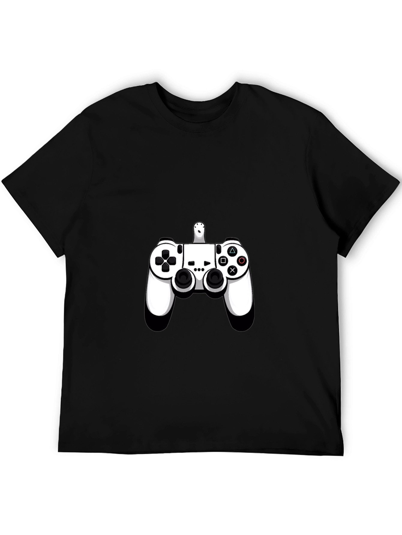 Gamer Controller Graphic Black T-Shirt