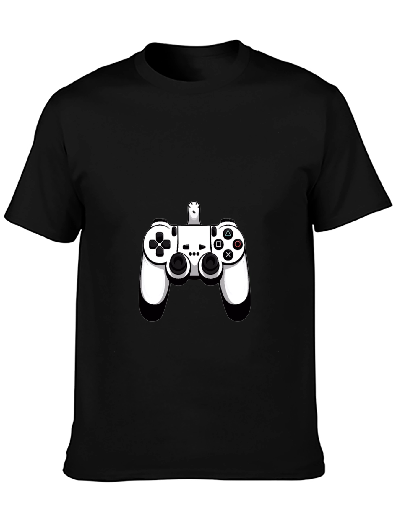 Gamer Controller Graphic Black T-Shirt