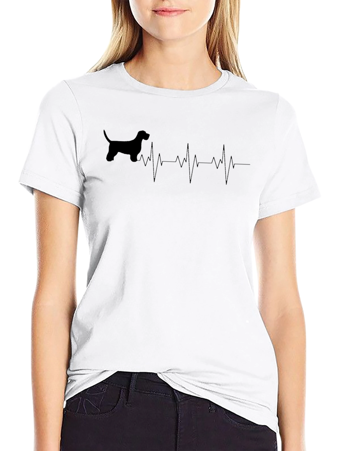 Dachshund Heartbeat T-Shirt - Dog Lover Tee