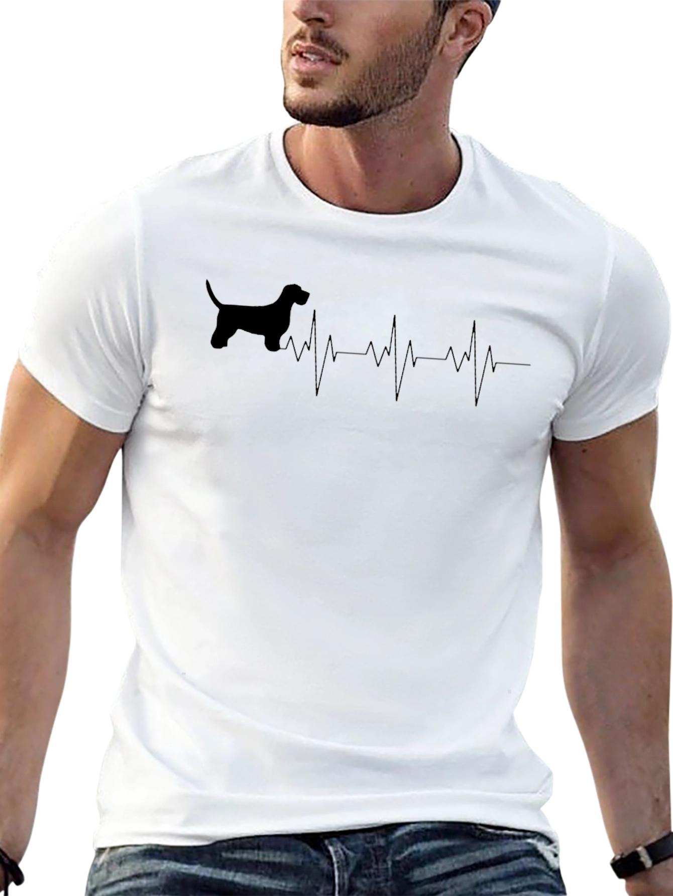 Dachshund Heartbeat T-Shirt - Dog Lover Tee