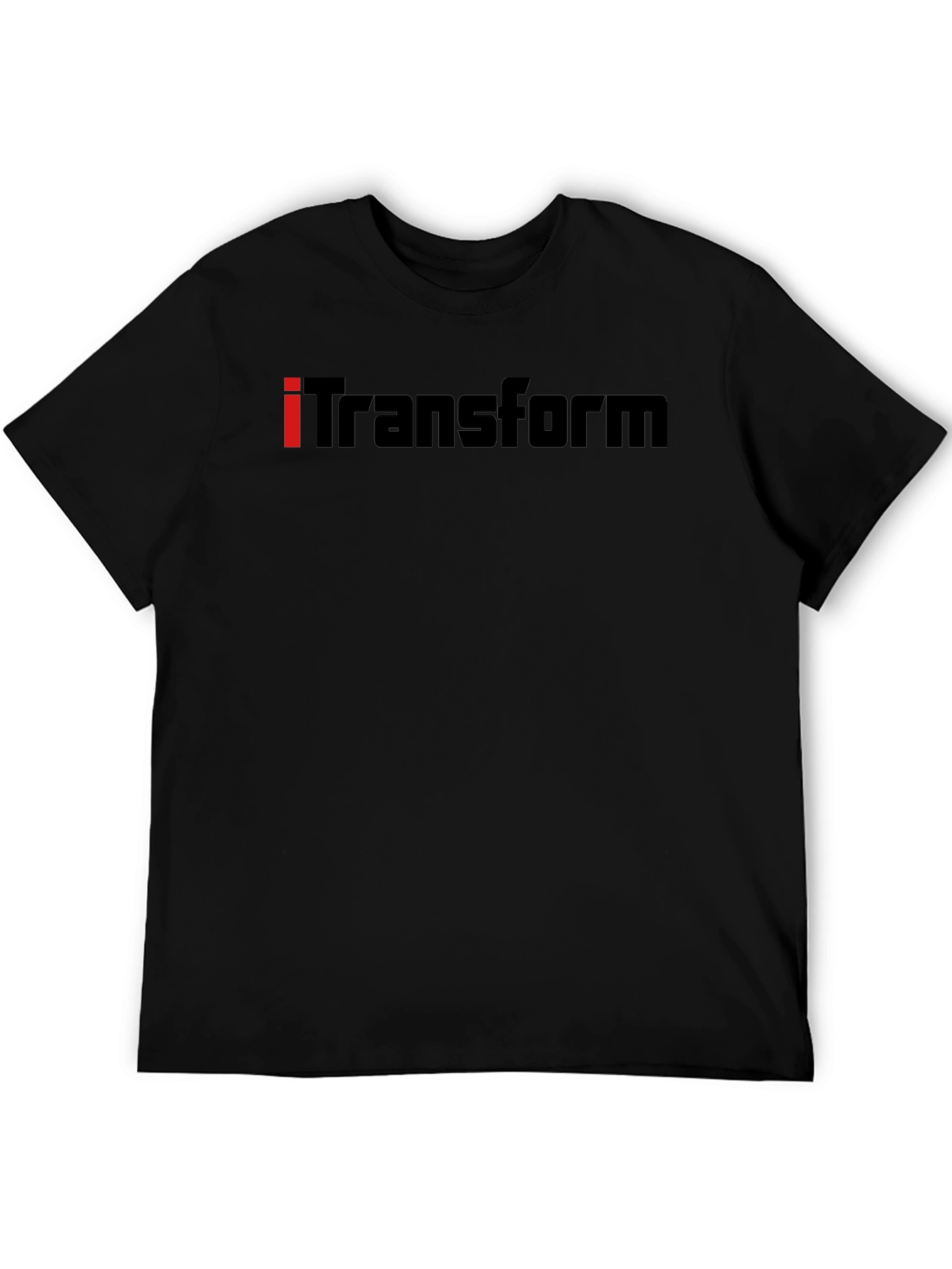 iTransform Graphic T-Shirt - Black Cotton Blend