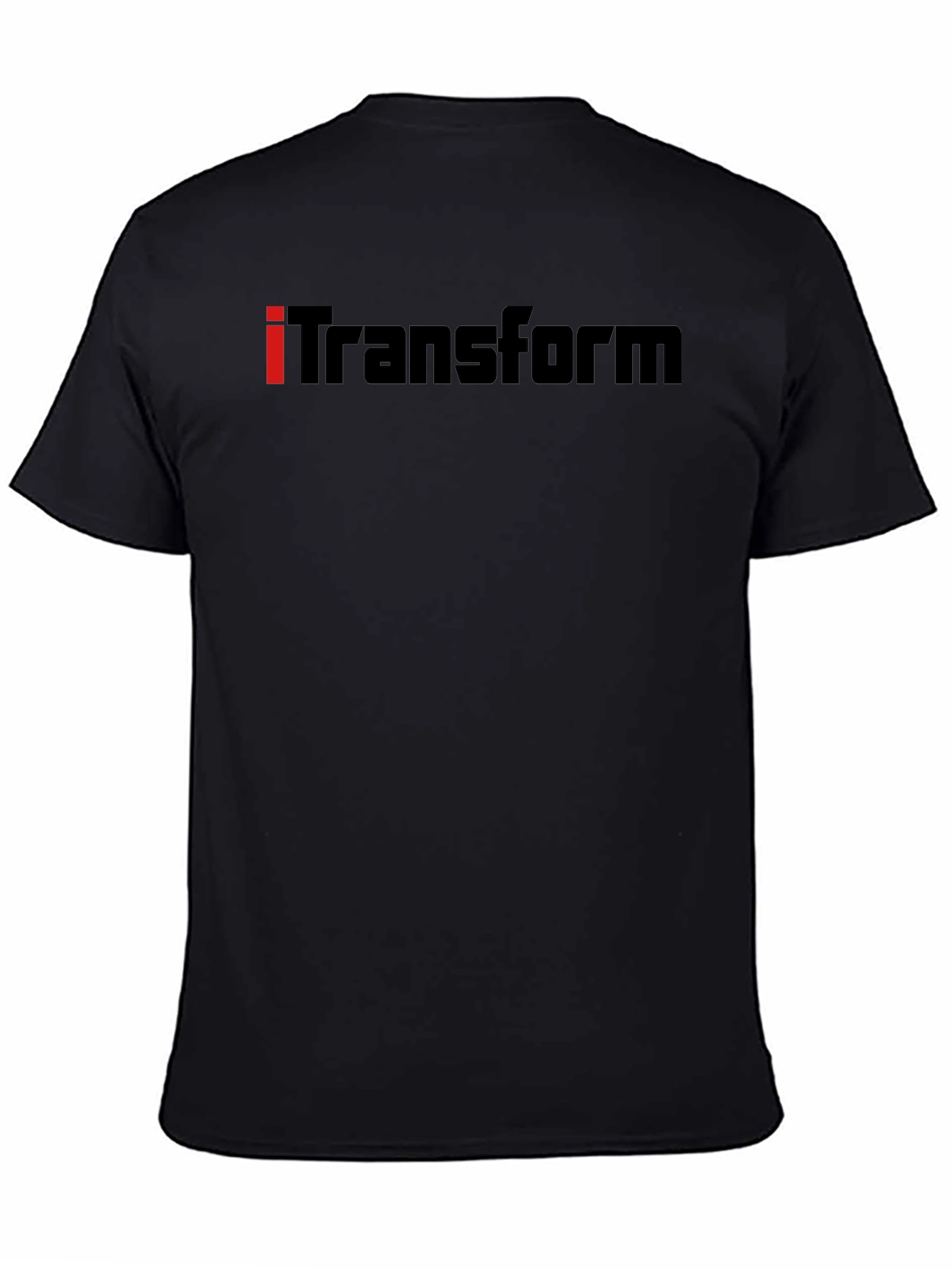 iTransform Graphic T-Shirt - Black Cotton Blend