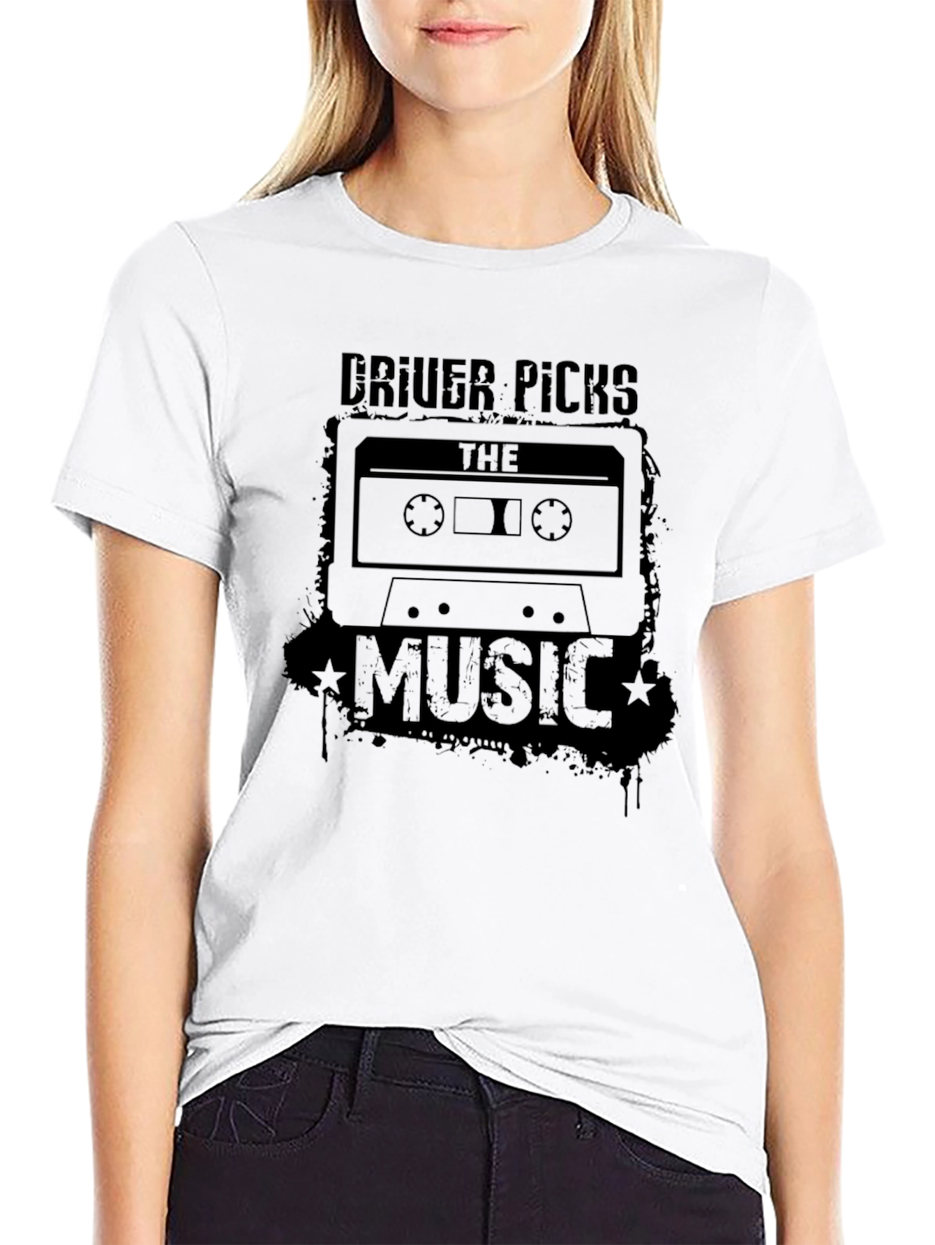 Driver Picks the Music Cassette Tape Graphic Tee