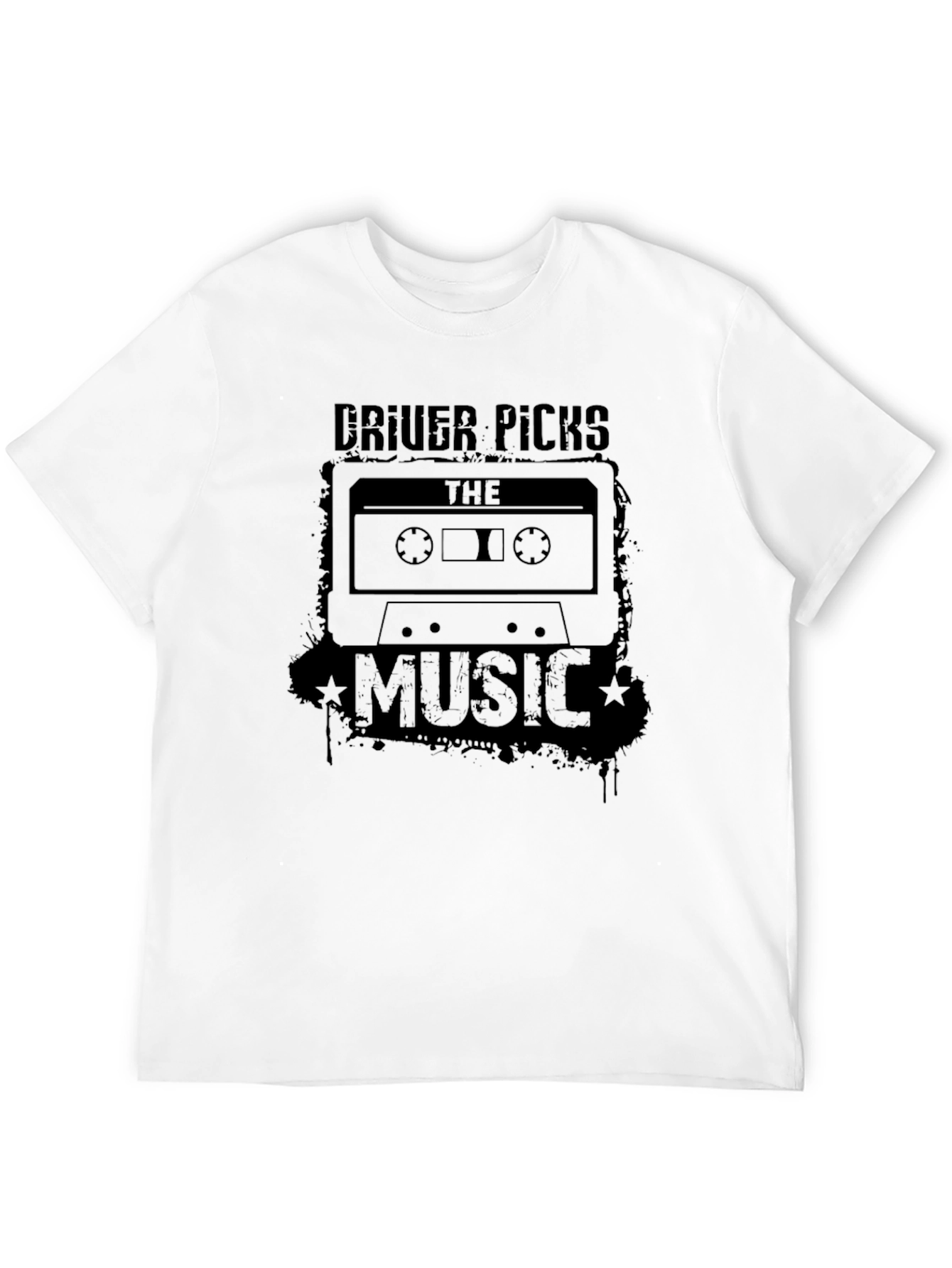 Driver Picks the Music Cassette Tape Graphic Tee