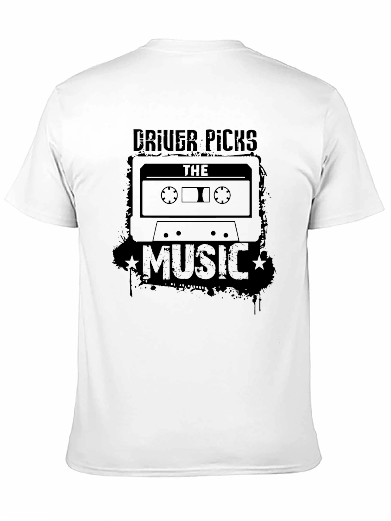 Driver Picks the Music Cassette Tape Graphic Tee