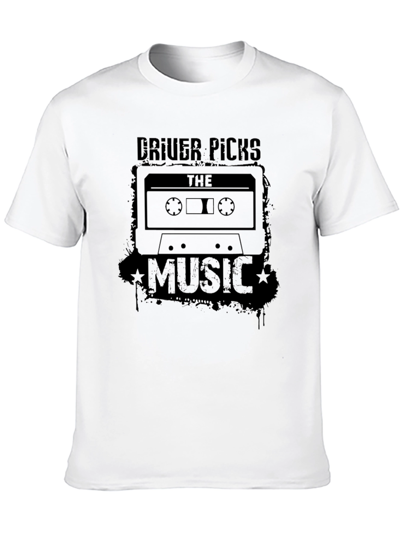 Driver Picks the Music Cassette Tape Graphic Tee