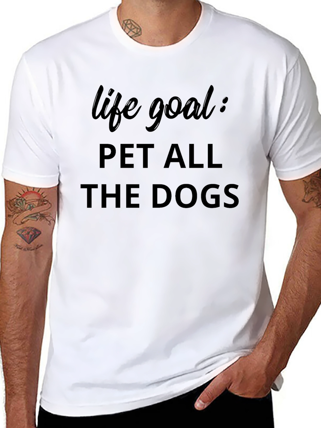Life Goal Pet All The Dogs T-Shirt