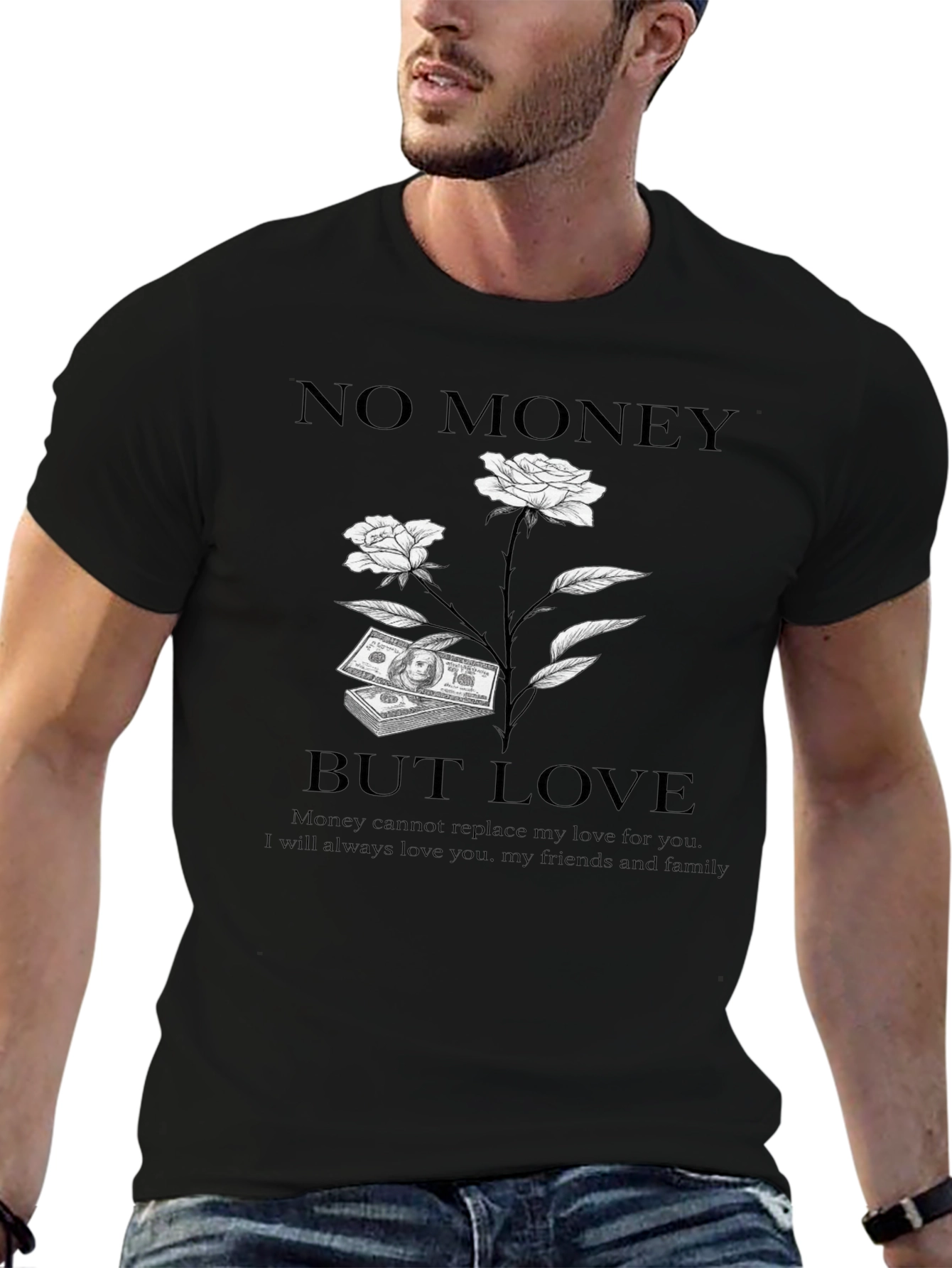 No Money But Love Graphic T-Shirt