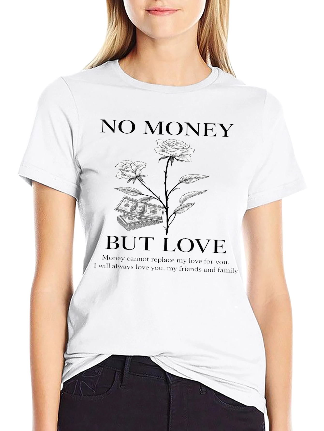 No Money But Love Graphic T-Shirt