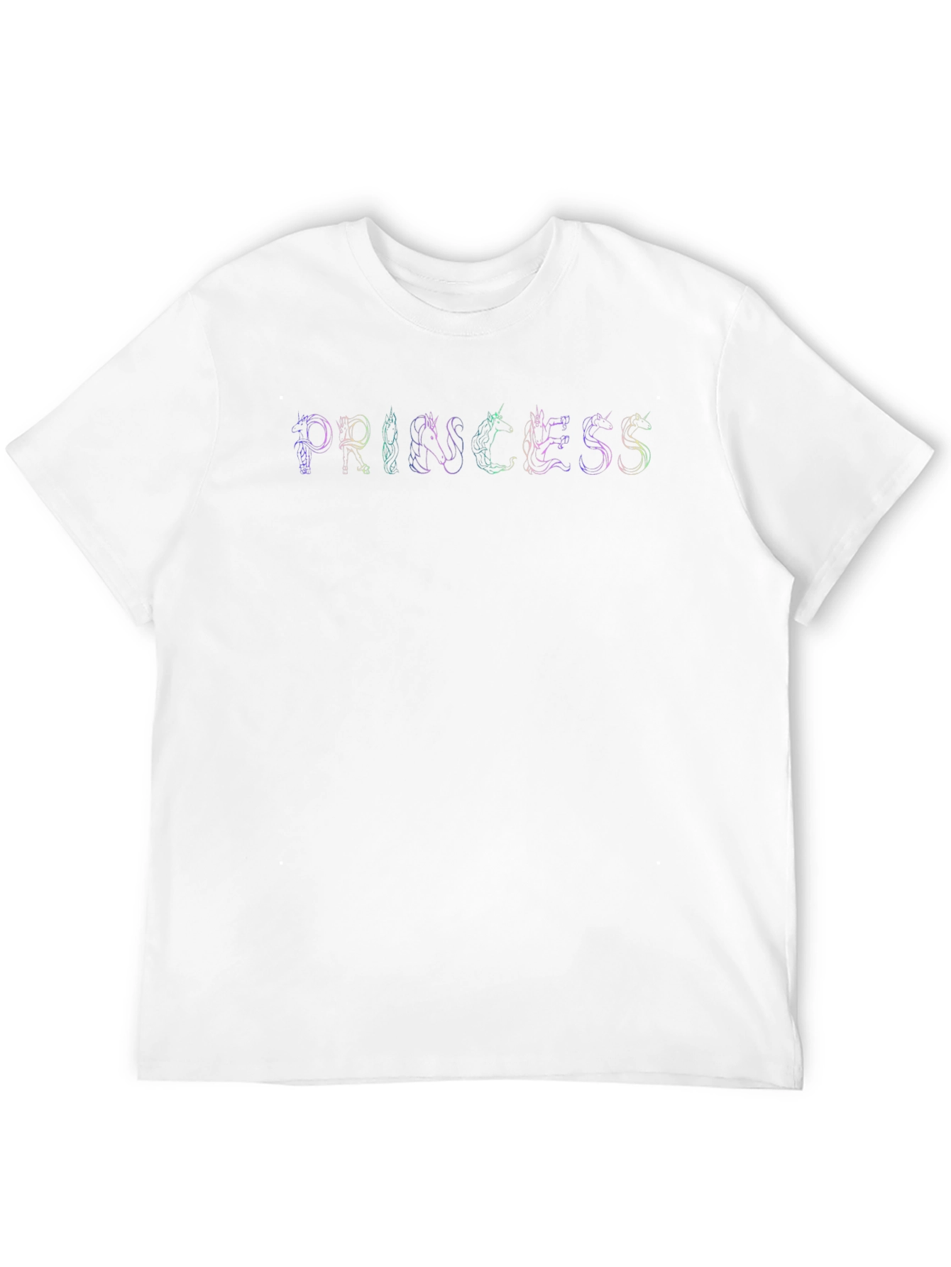 Princess Unicorn T-Shirt - Black