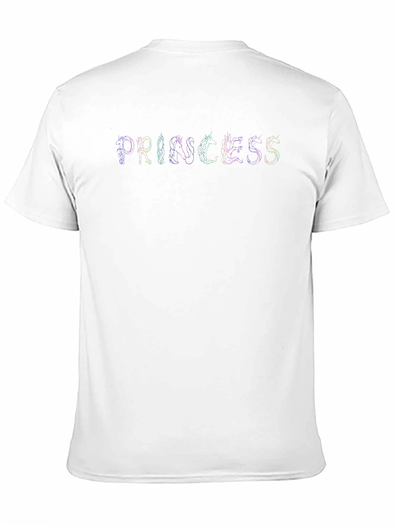 Princess Unicorn T-Shirt - Black