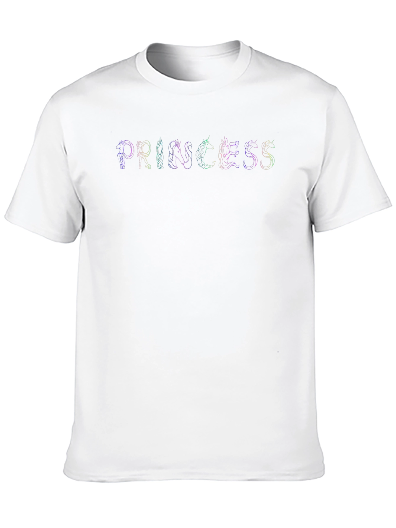 Princess Unicorn T-Shirt - Black