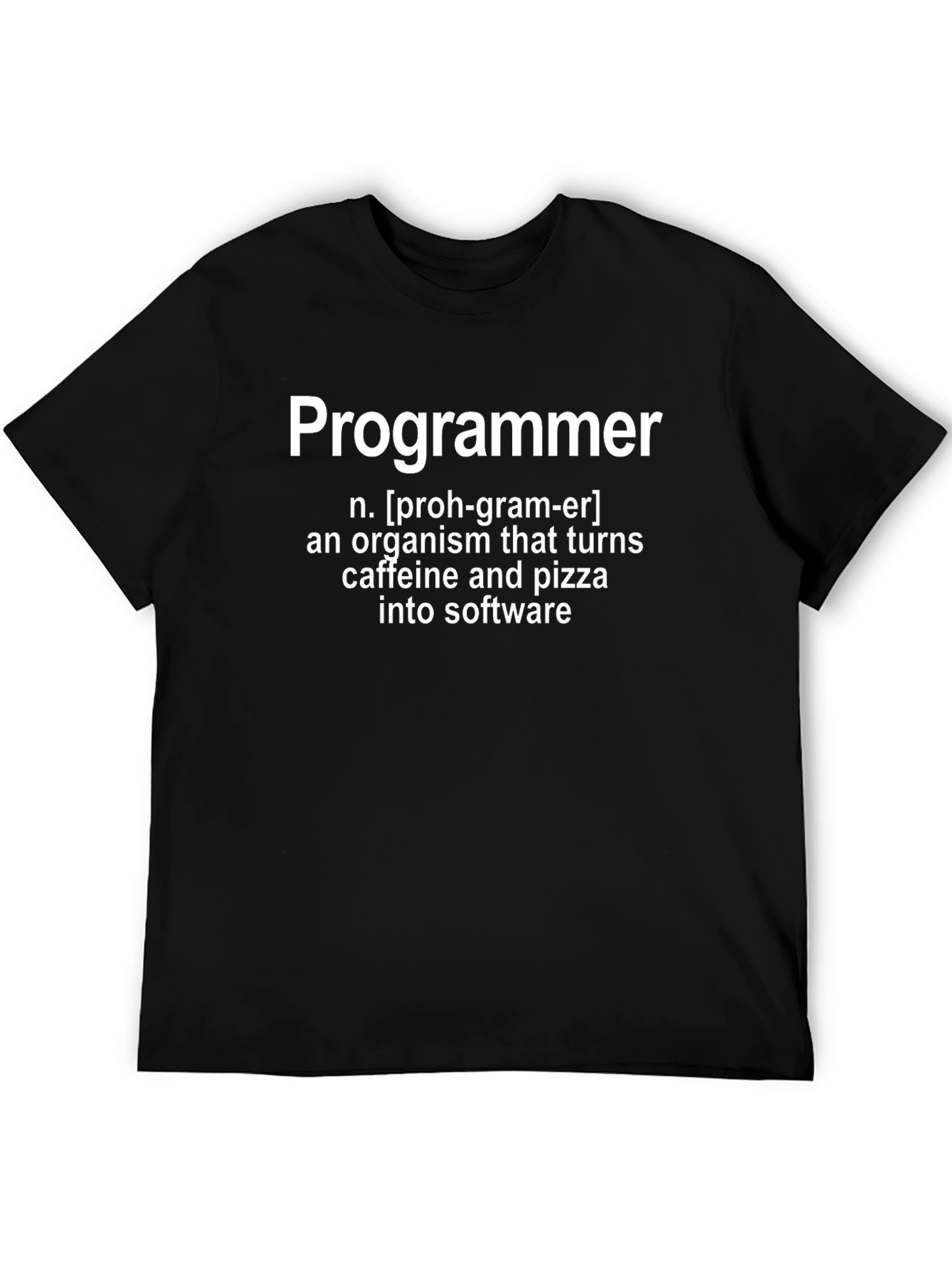 Programmer Definition Black T-Shirt