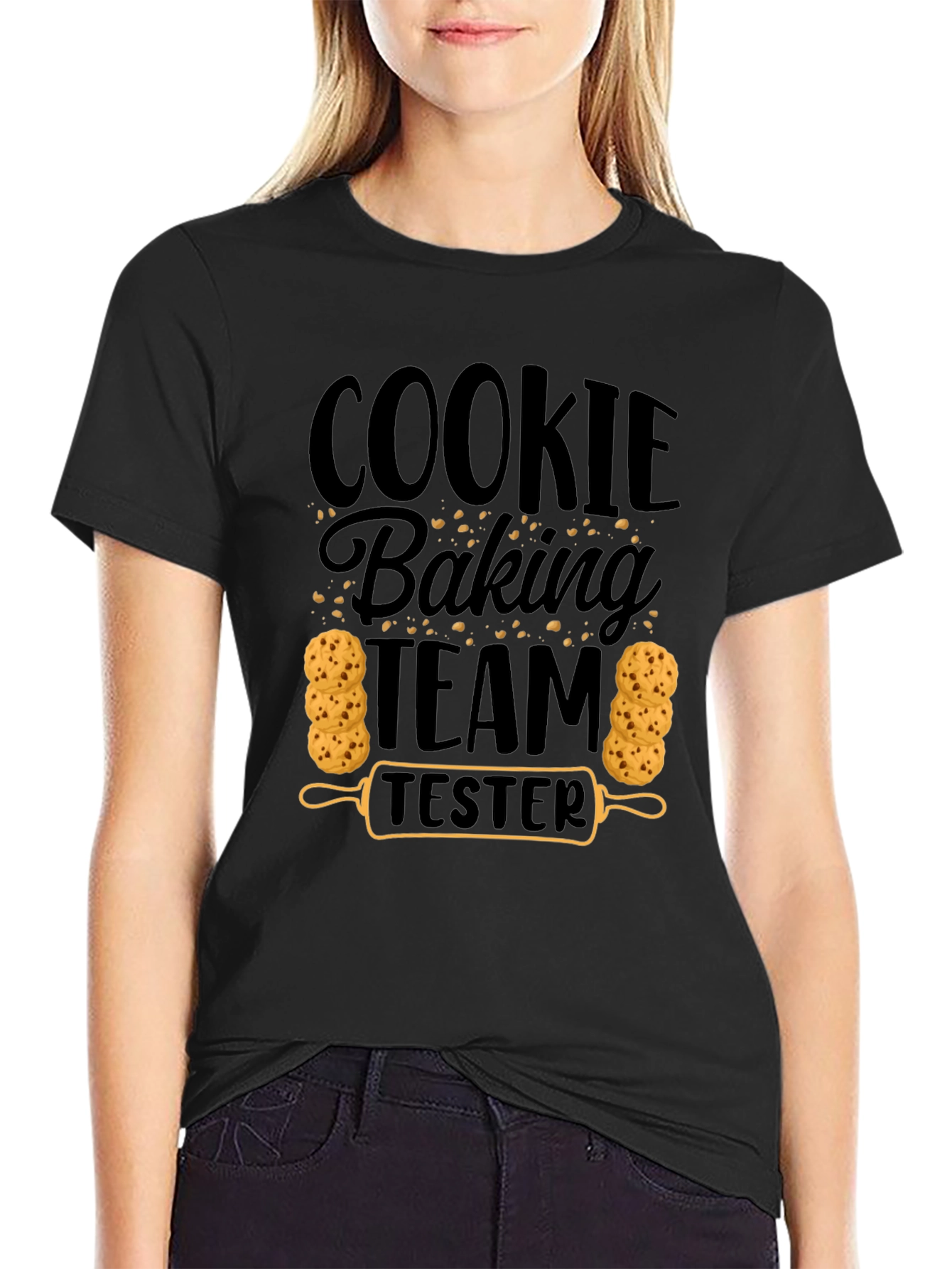 Cookie Baking Team Tester Graphic T-Shirt
