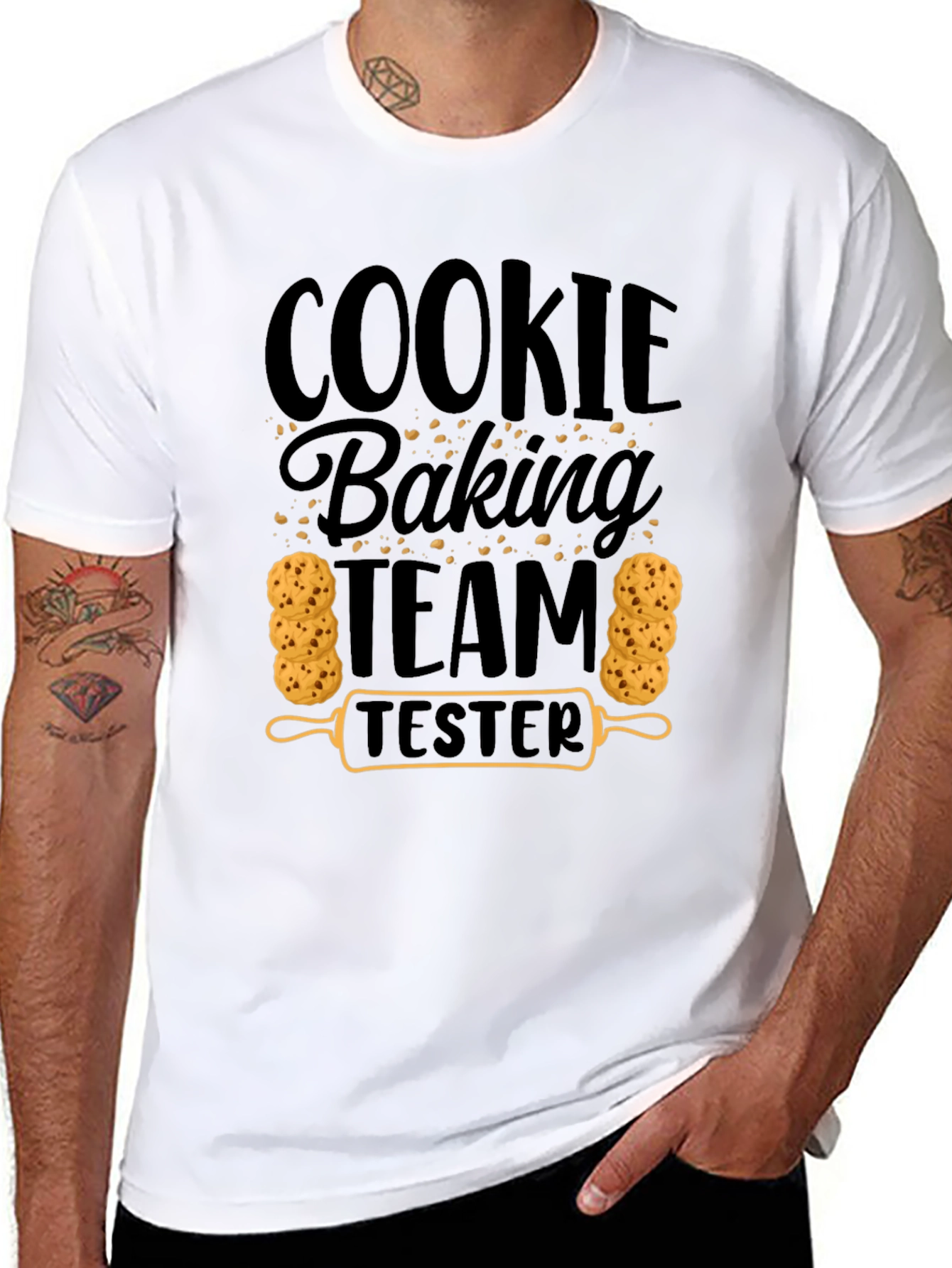 Cookie Baking Team Tester Graphic T-Shirt