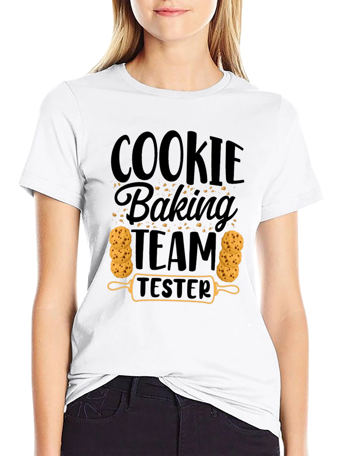 Cookie Baking Team Tester Graphic T-Shirt