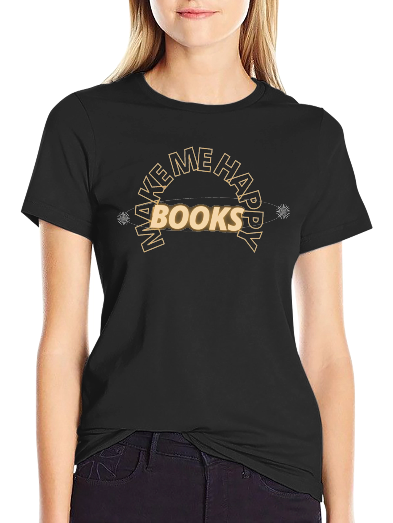Books Make Me Happy T-Shirt