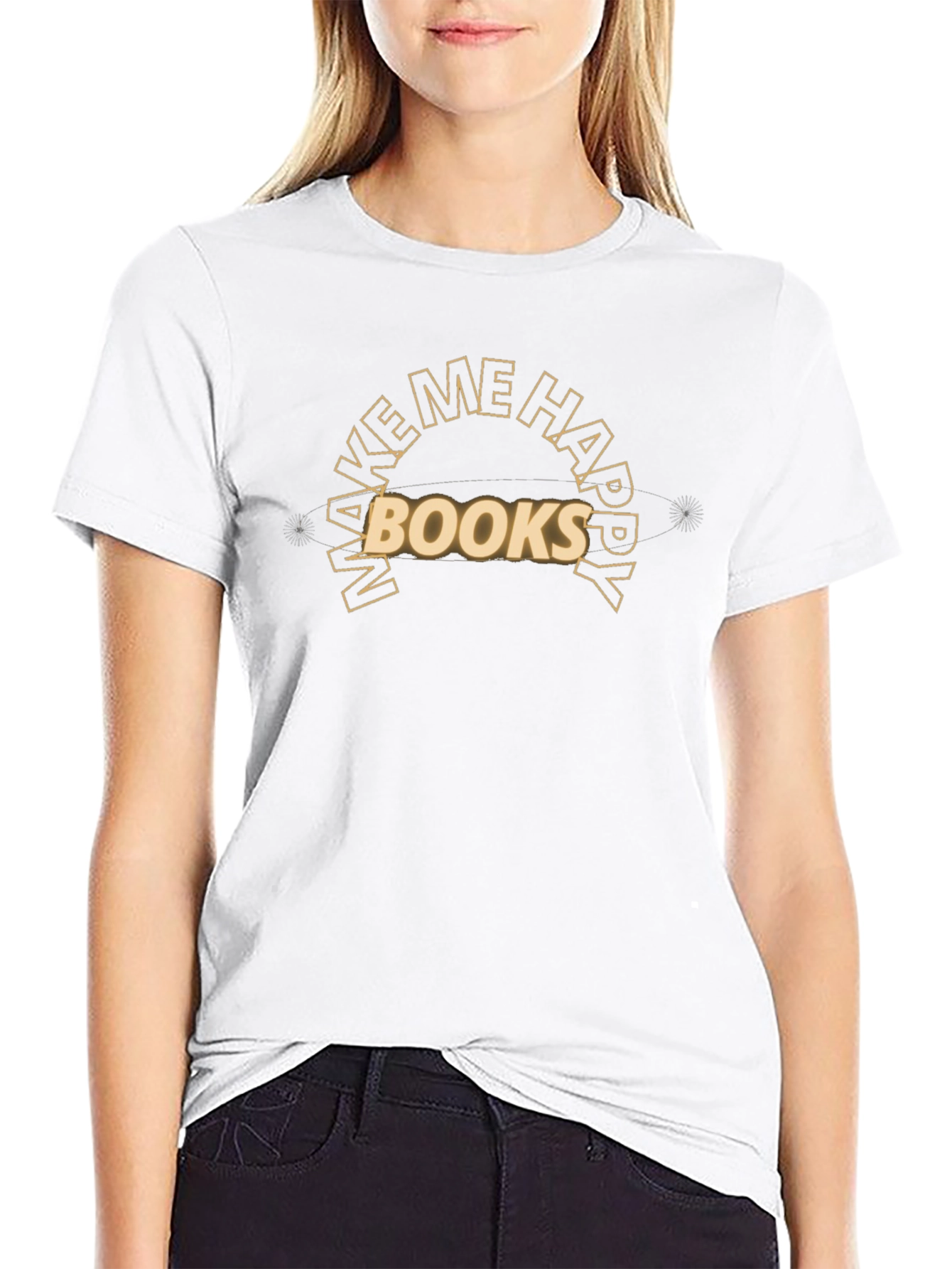 Books Make Me Happy T-Shirt
