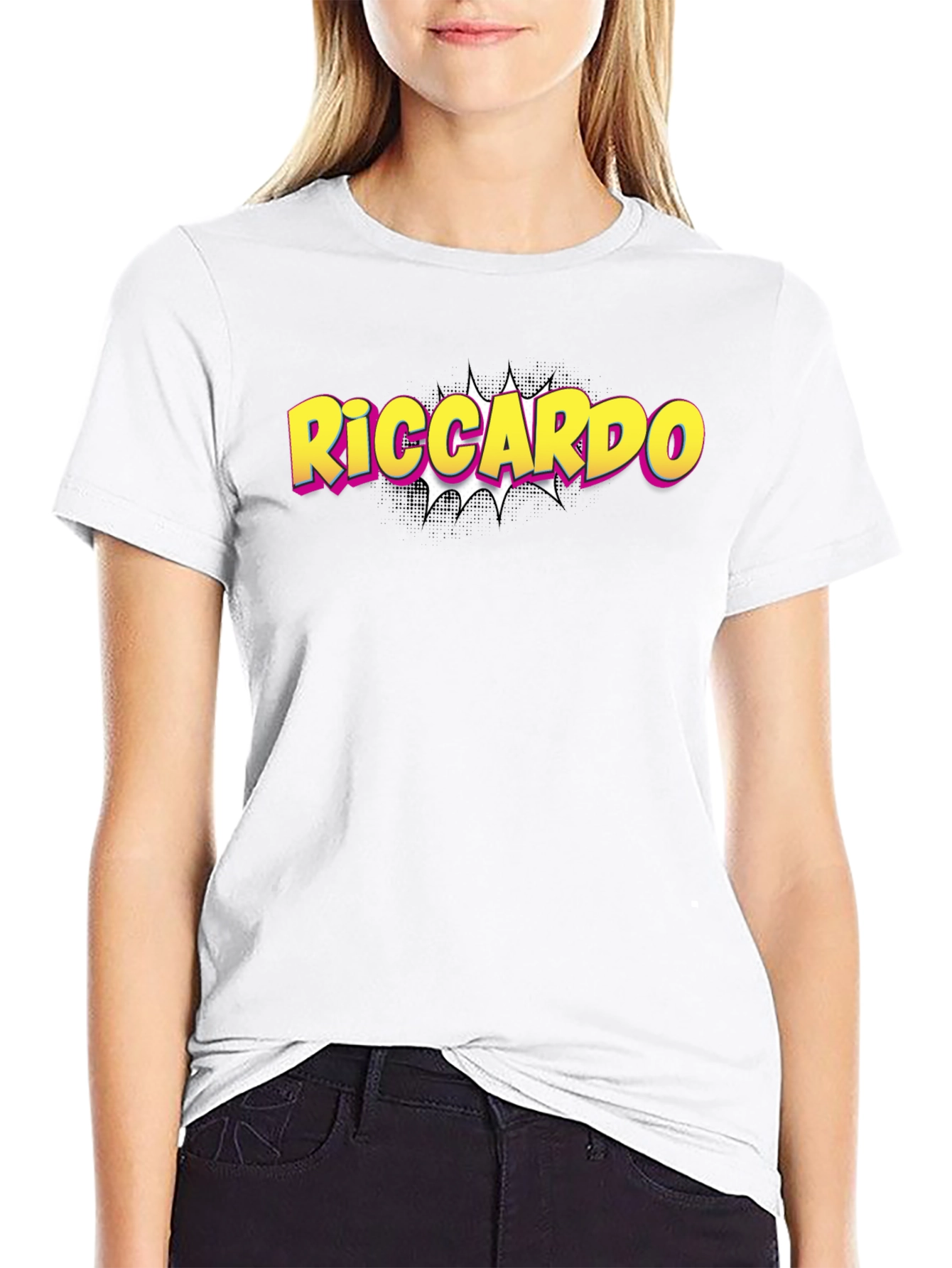 Riccardo Pop Art T-Shirt - Trendy Comic Style