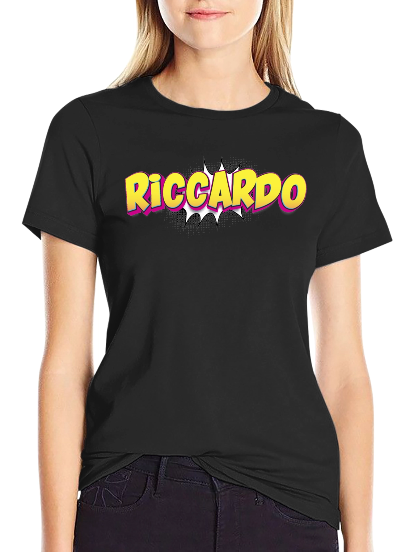 Riccardo Pop Art T-Shirt - Trendy Comic Style