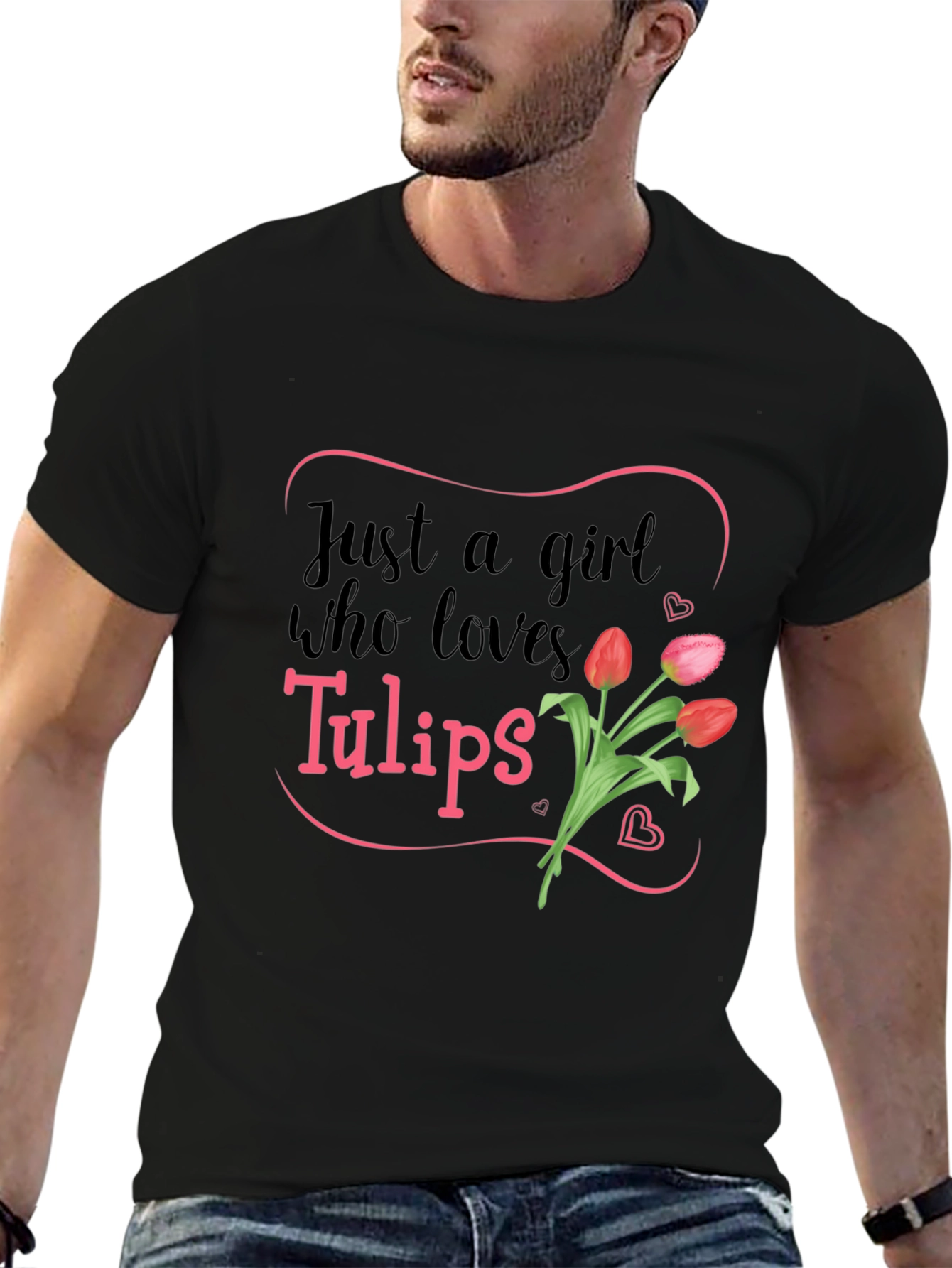 Just a Girl Who Loves Tulips T-Shirt