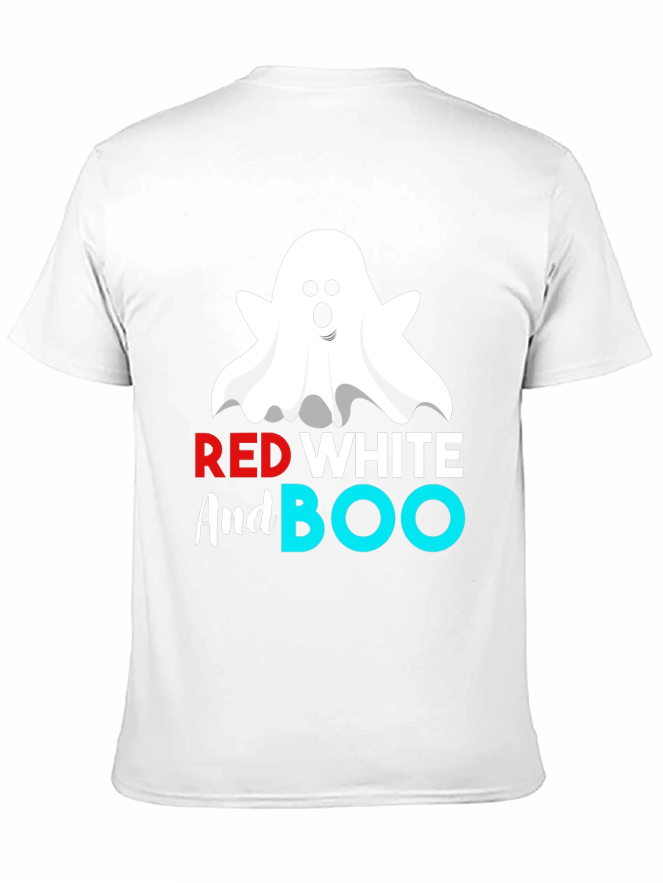 Red White And Boo Halloween T-Shirt