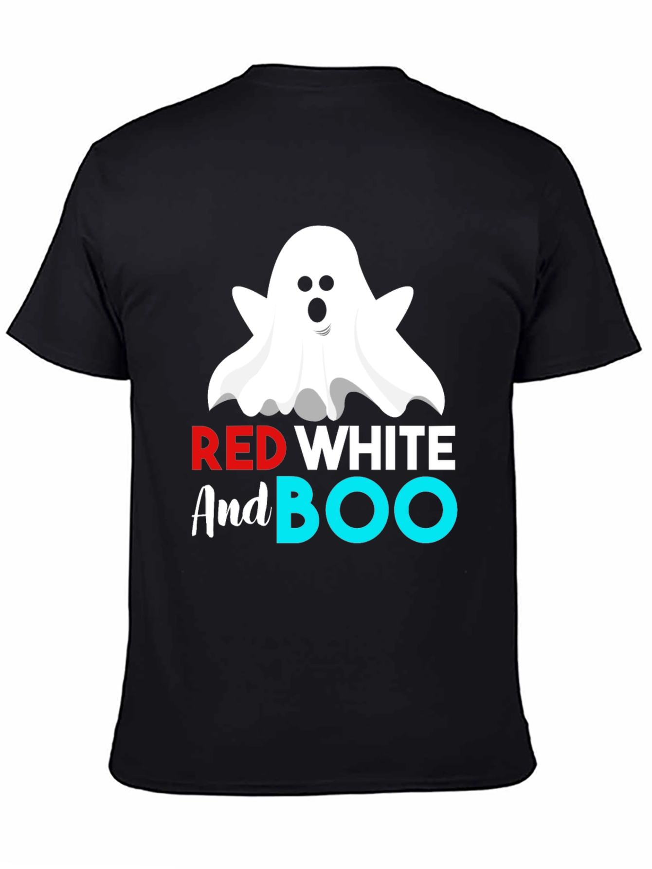 Red White And Boo Halloween T-Shirt
