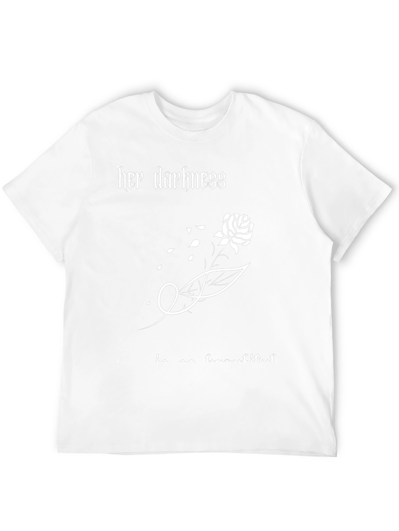 Her Darkness is Beautiful Rose Graphic T-Shirt