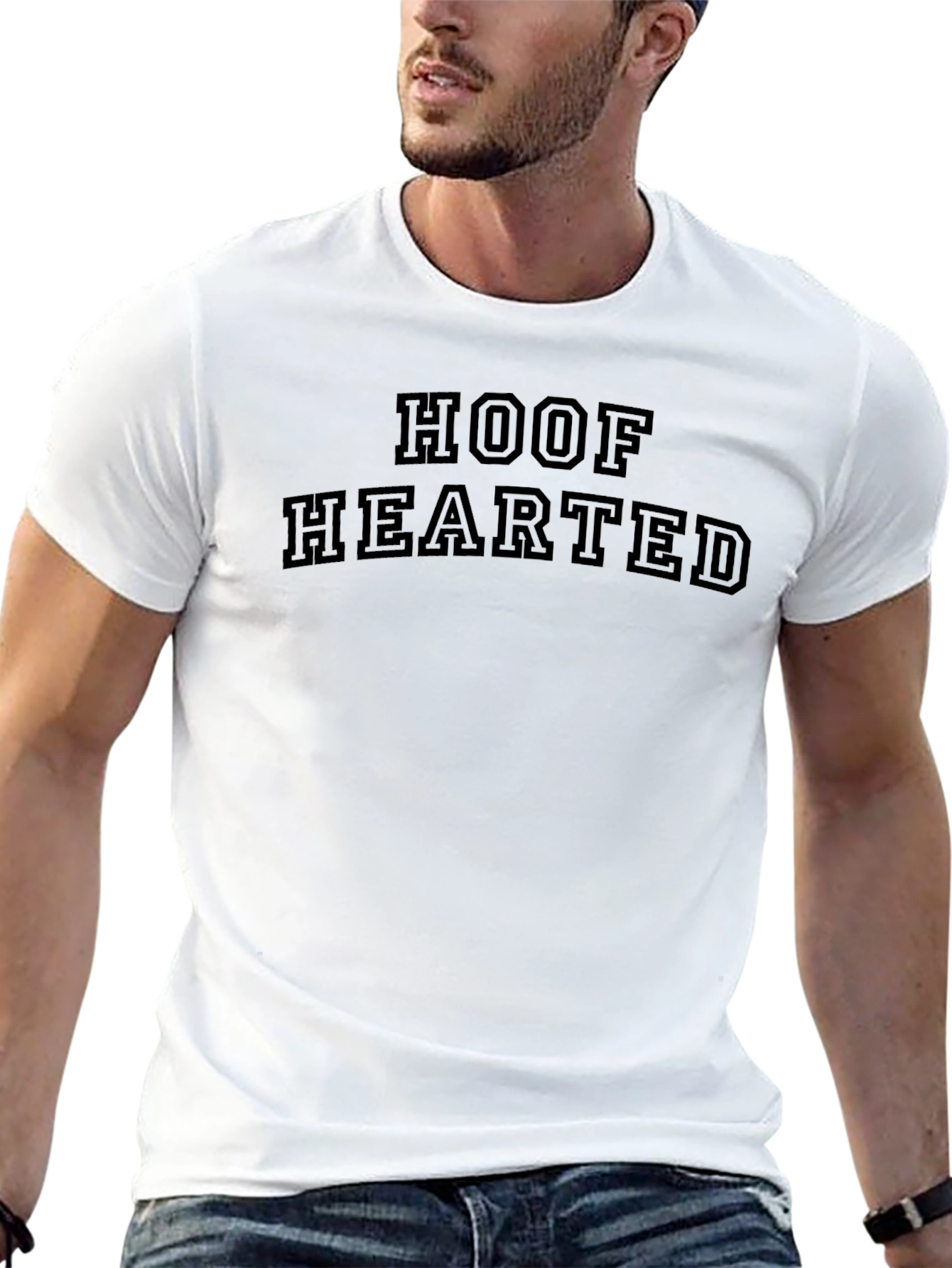 Hoof Hearted Graphic T-Shirt - Black
