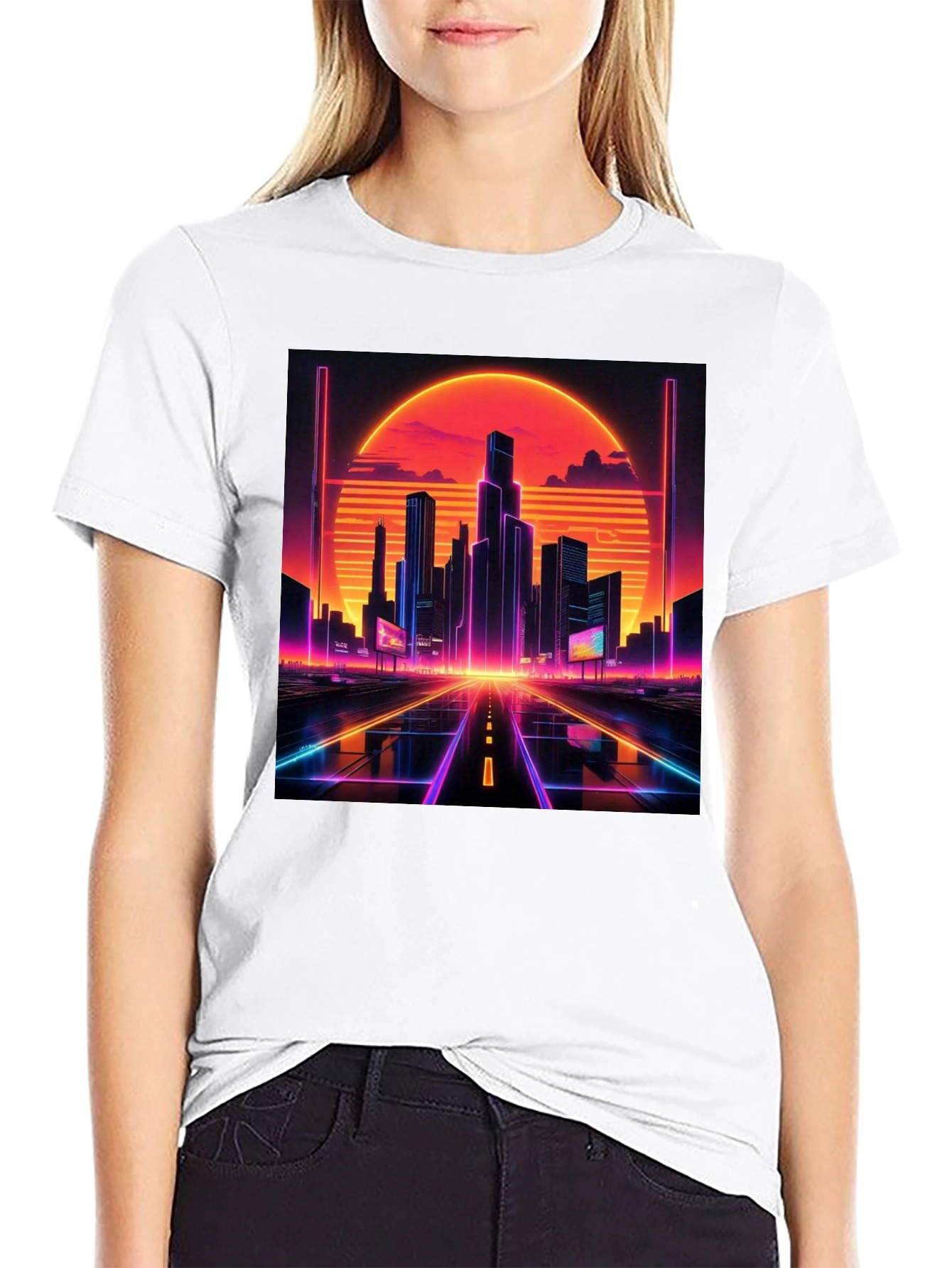 Retro Cityscape T-Shirt