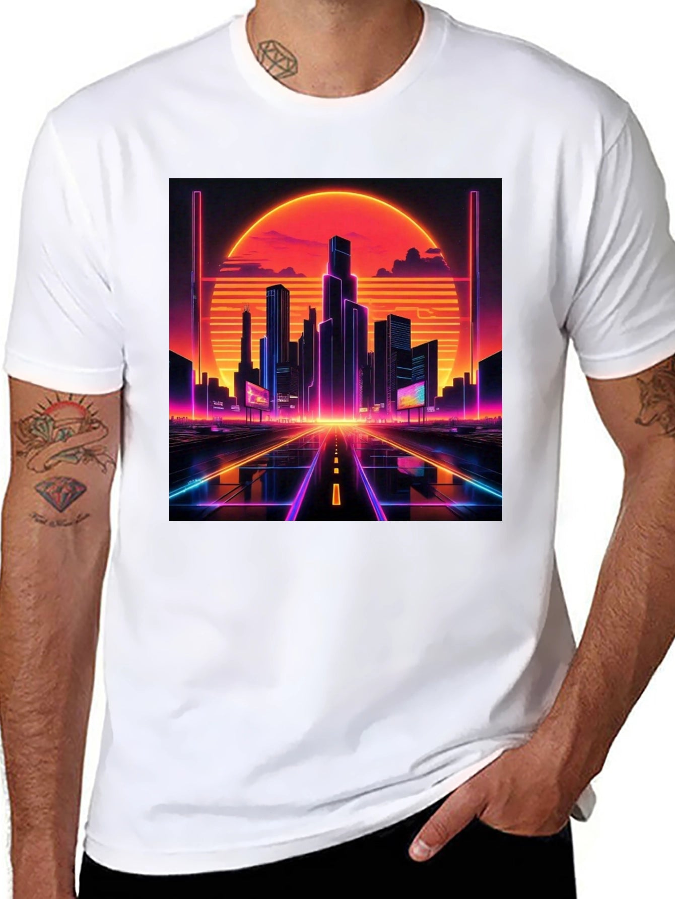 Retro Cityscape T-Shirt