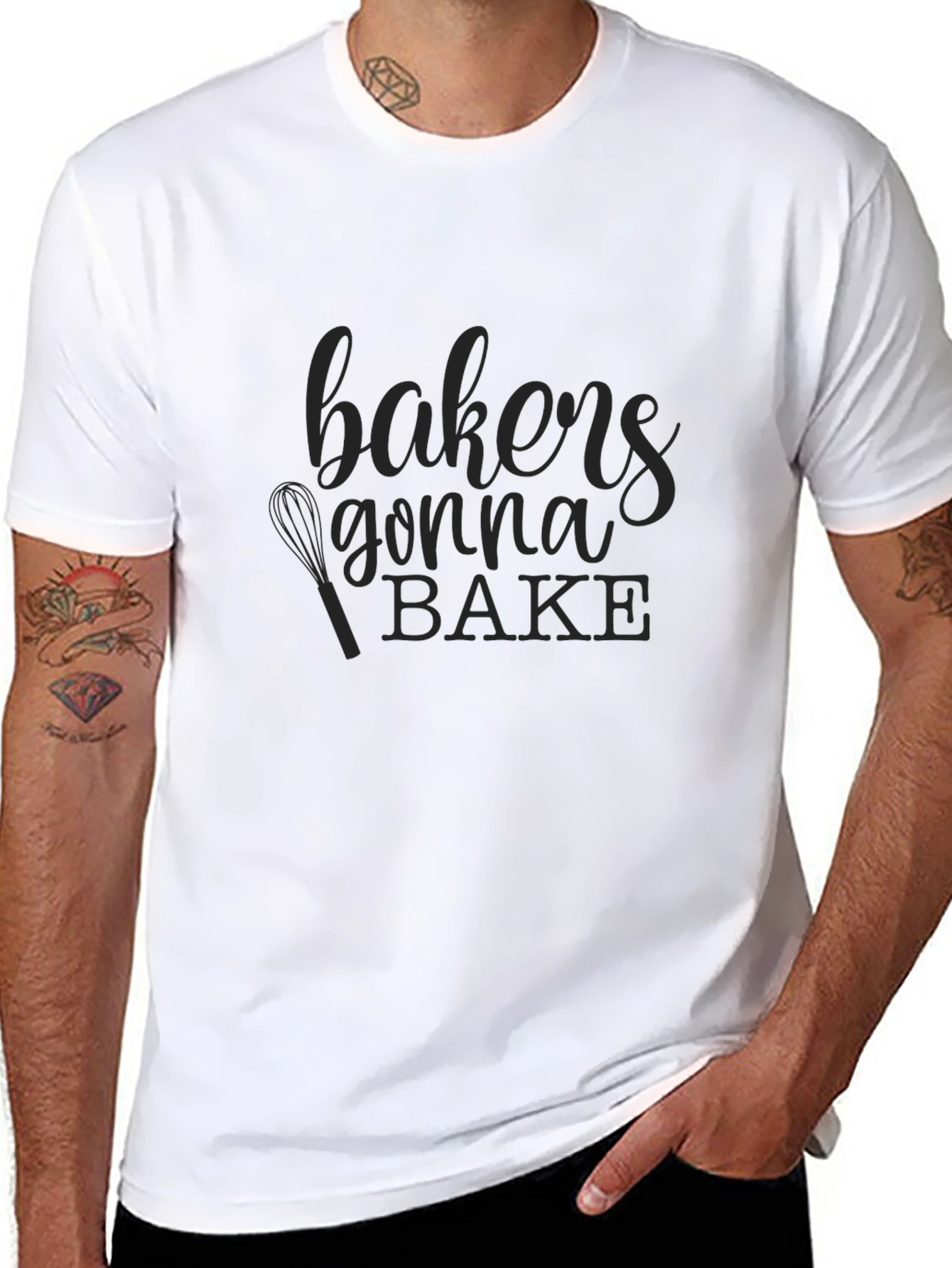 Bakers Gonna Bake T-Shirt - Black Unisex Tee