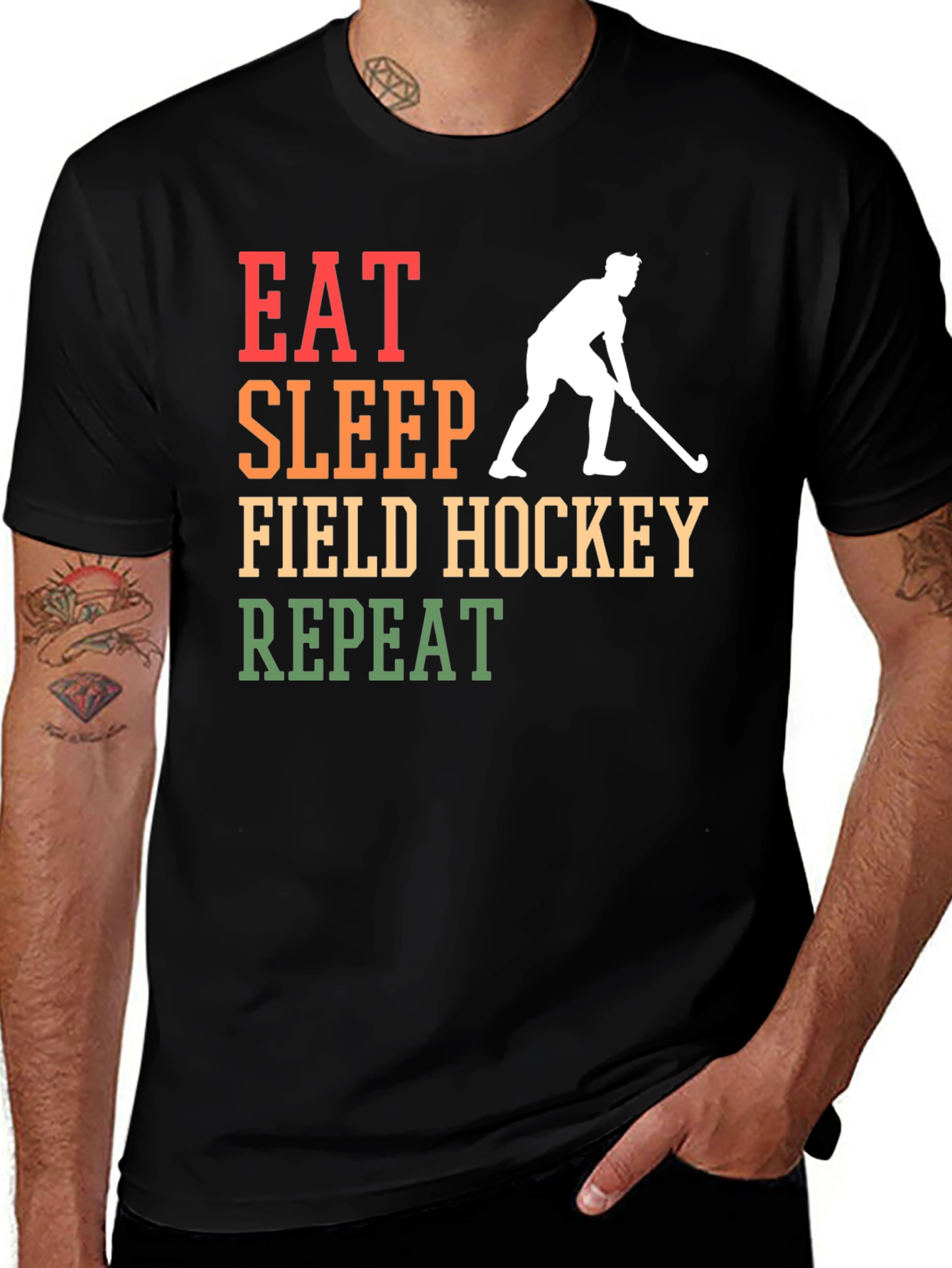 Eat Sleep Field Hockey Repeat T-Shirt