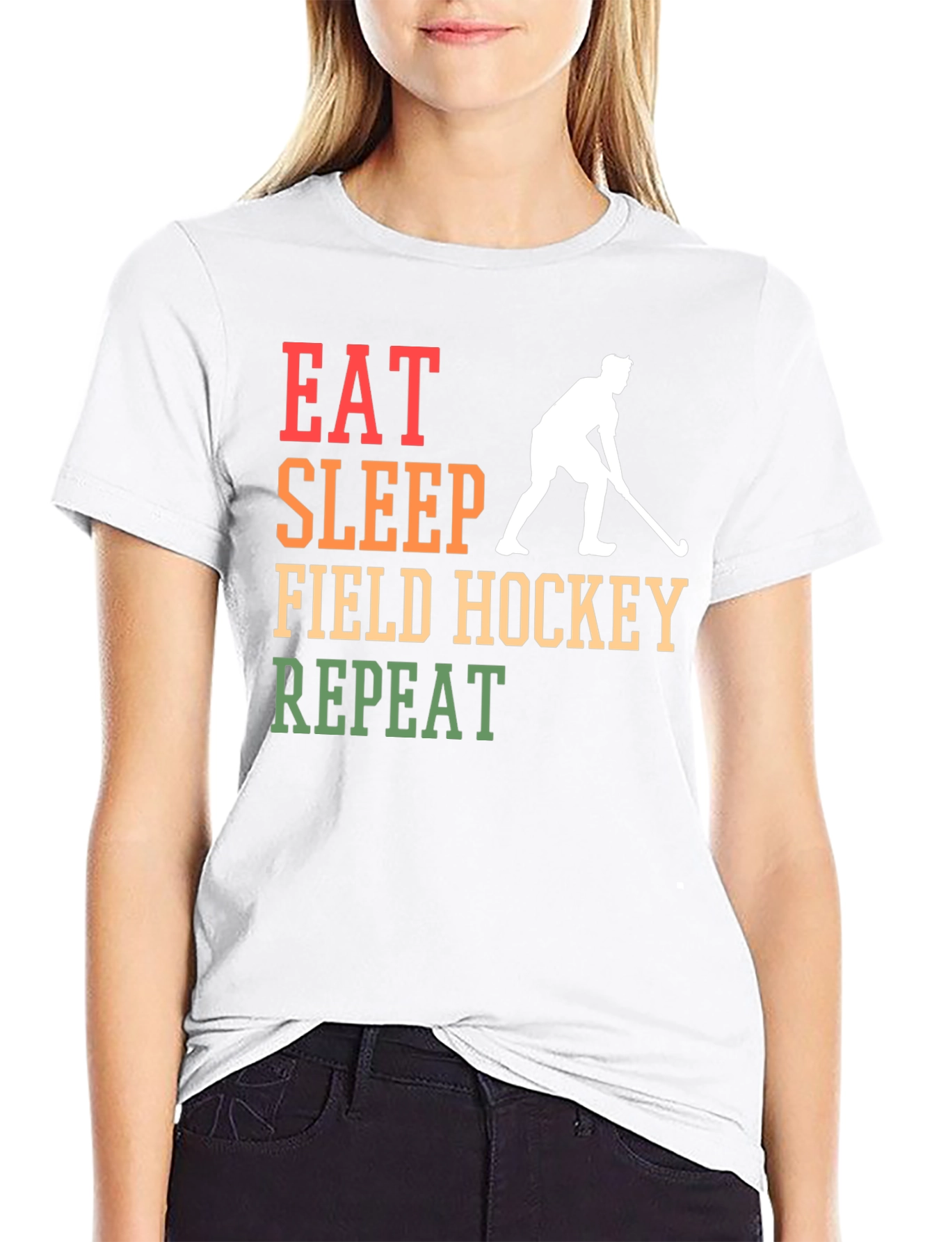 Eat Sleep Field Hockey Repeat T-Shirt