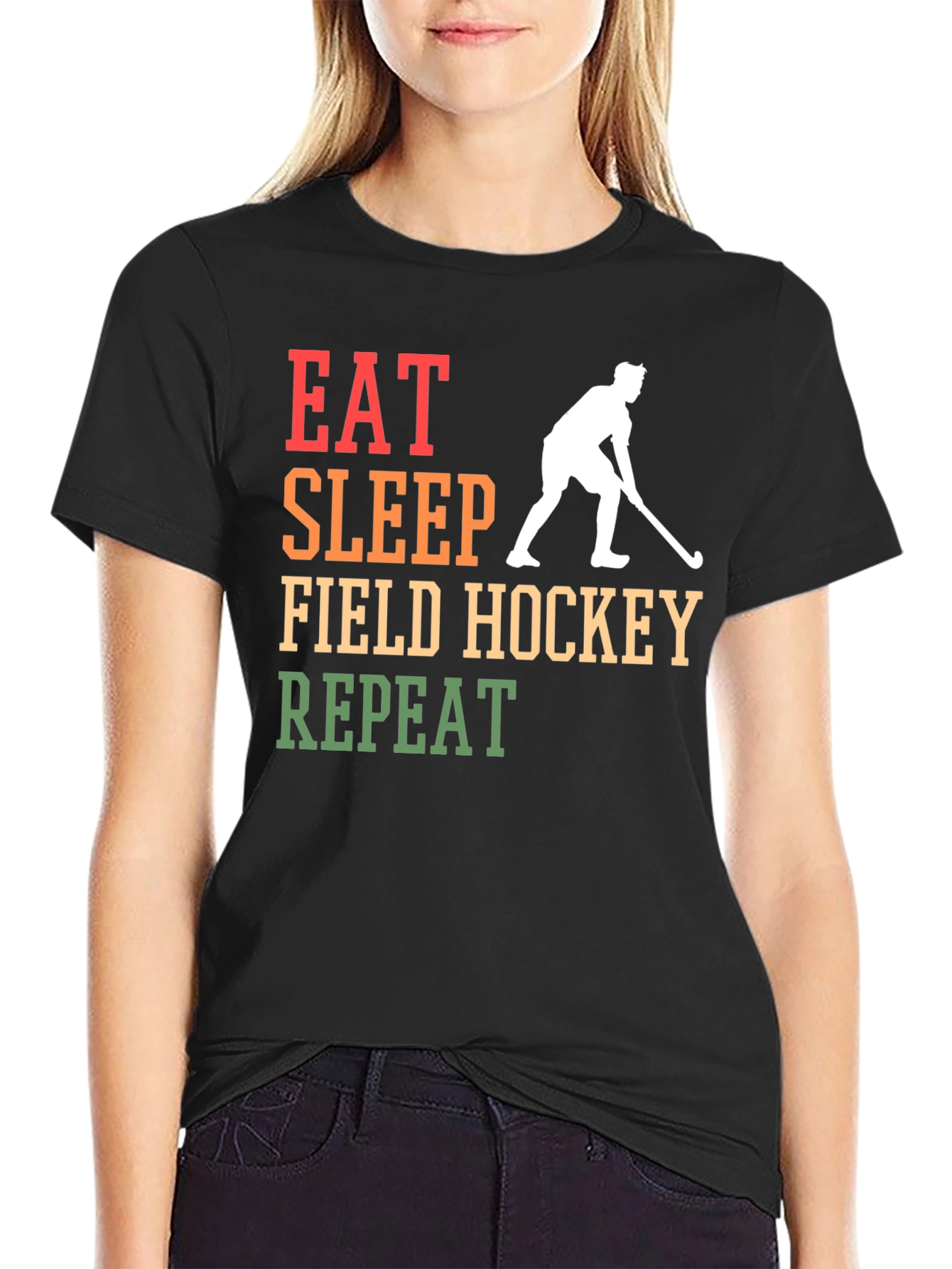 Eat Sleep Field Hockey Repeat T-Shirt