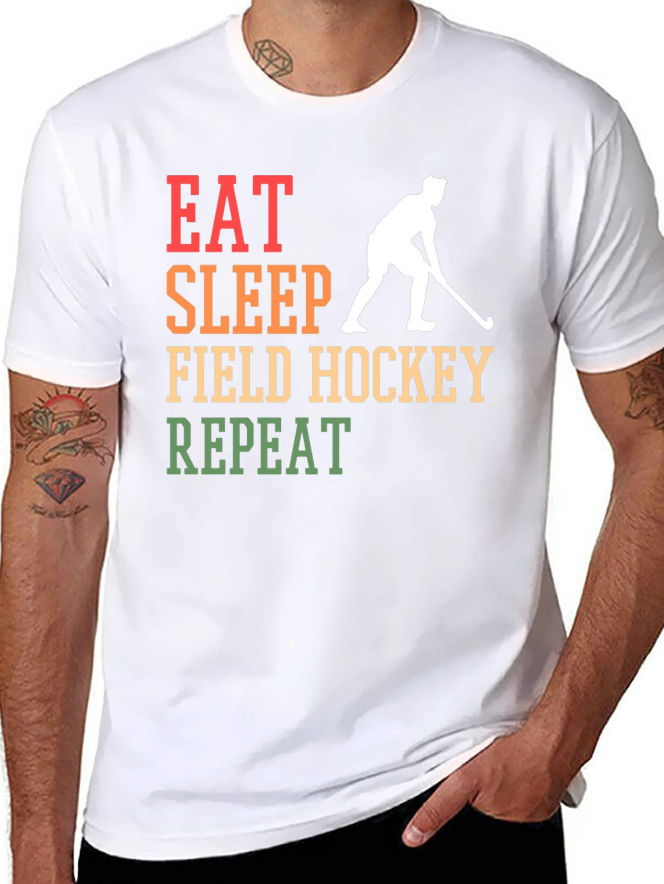Eat Sleep Field Hockey Repeat T-Shirt