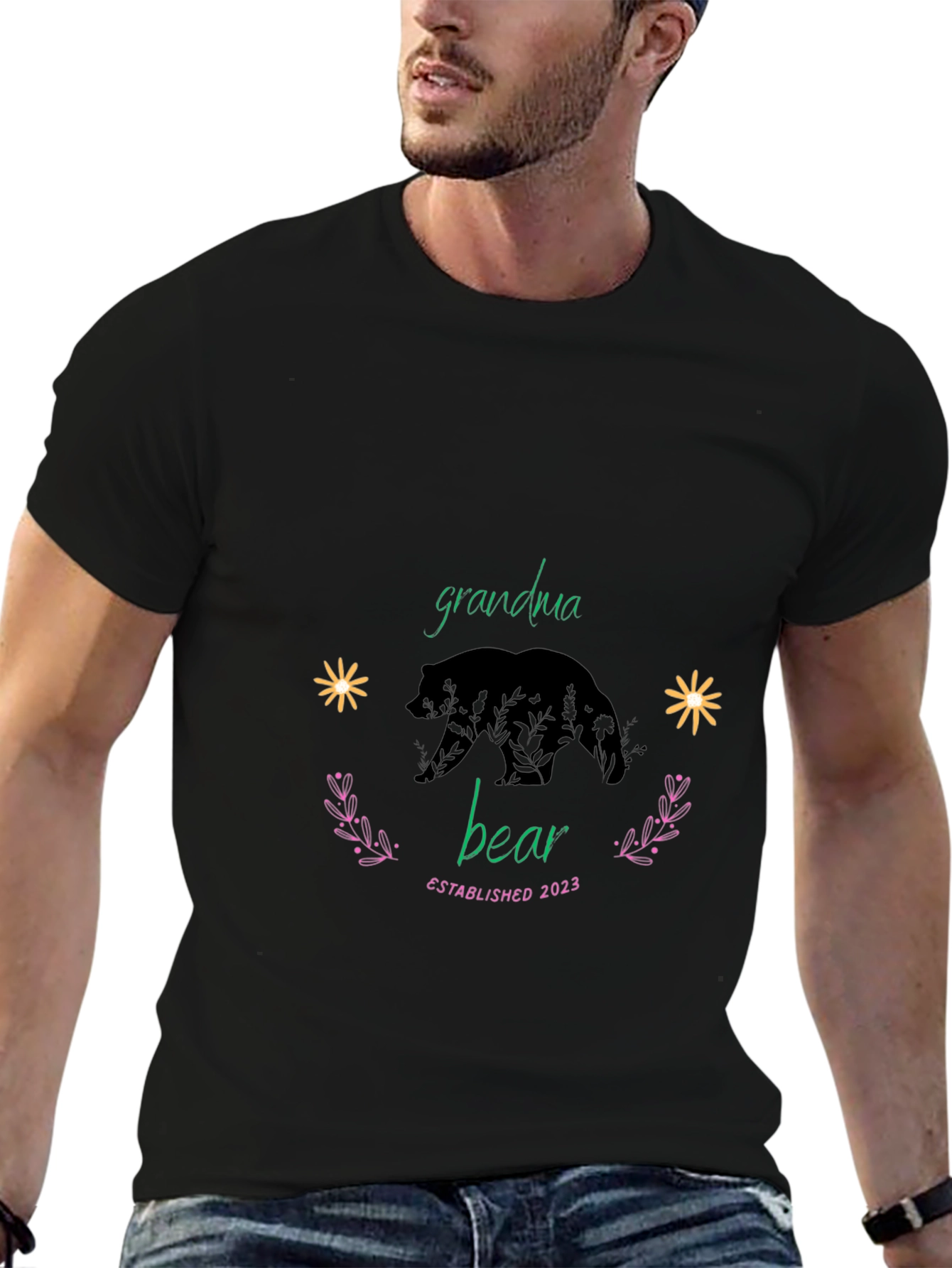 Grandma Bear Established 2023 T-Shirt
