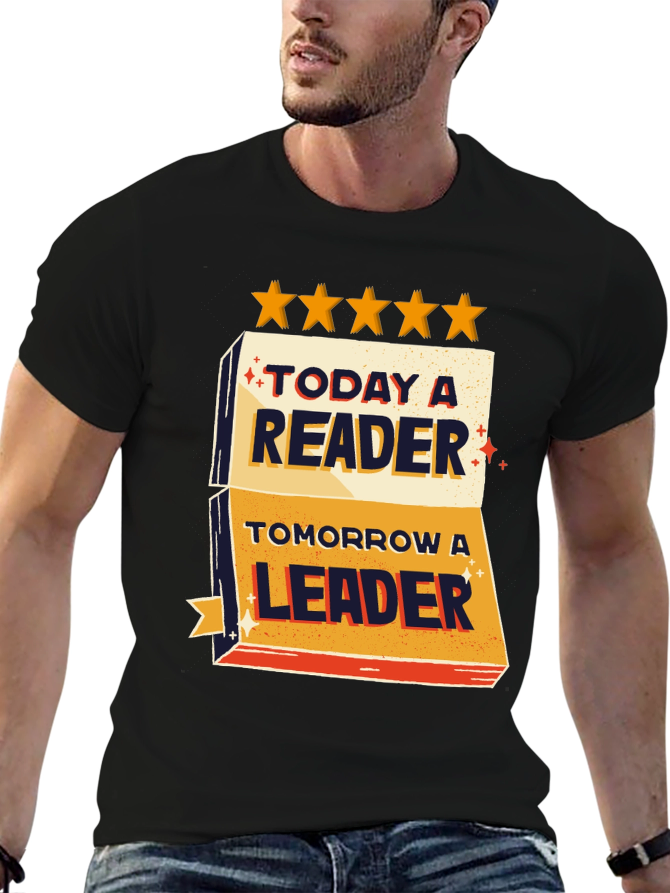 Reader Leader Graphic Tee - Black Unisex