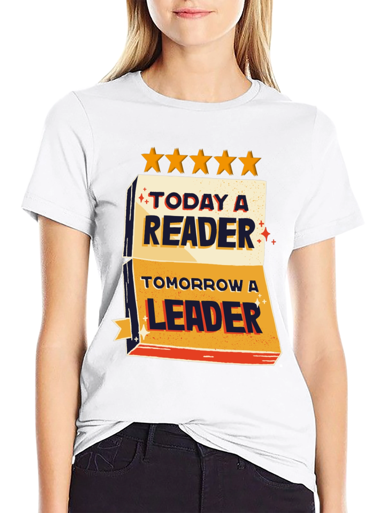 Reader Leader Graphic Tee - Black Unisex