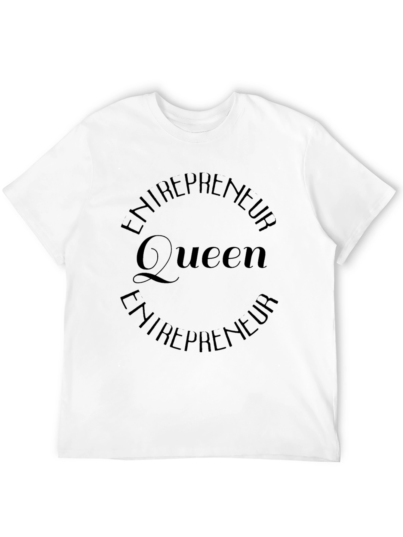 Entrepreneur Queen Graphic Tee - Black