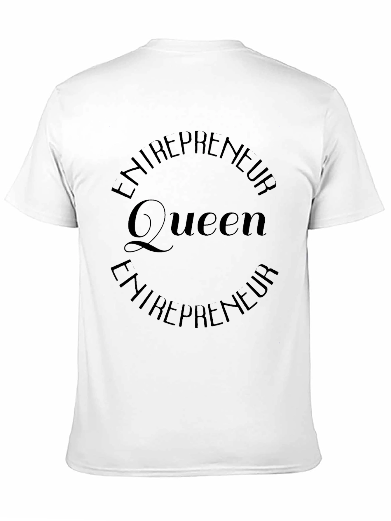 Entrepreneur Queen Graphic Tee - Black
