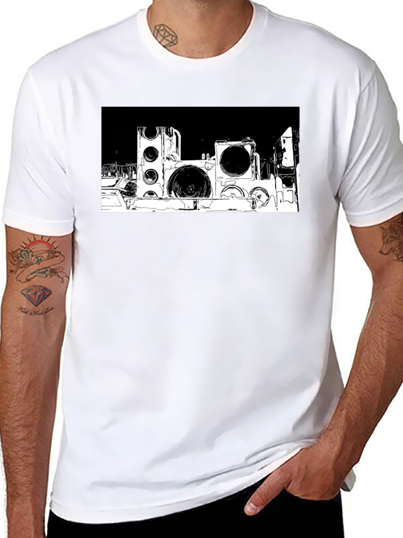 Speakers Graphic T-Shirt