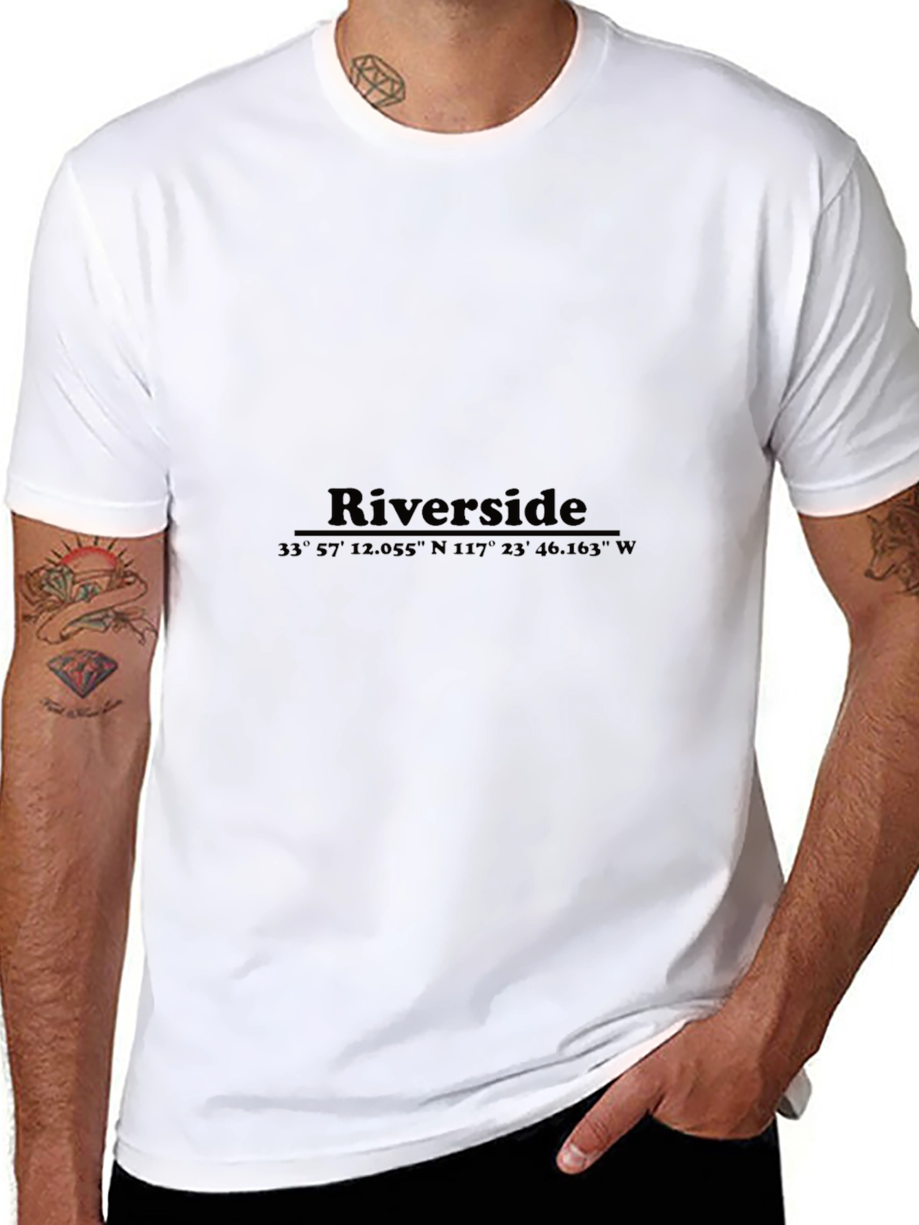 Riverside Coordinates Black T-Shirt