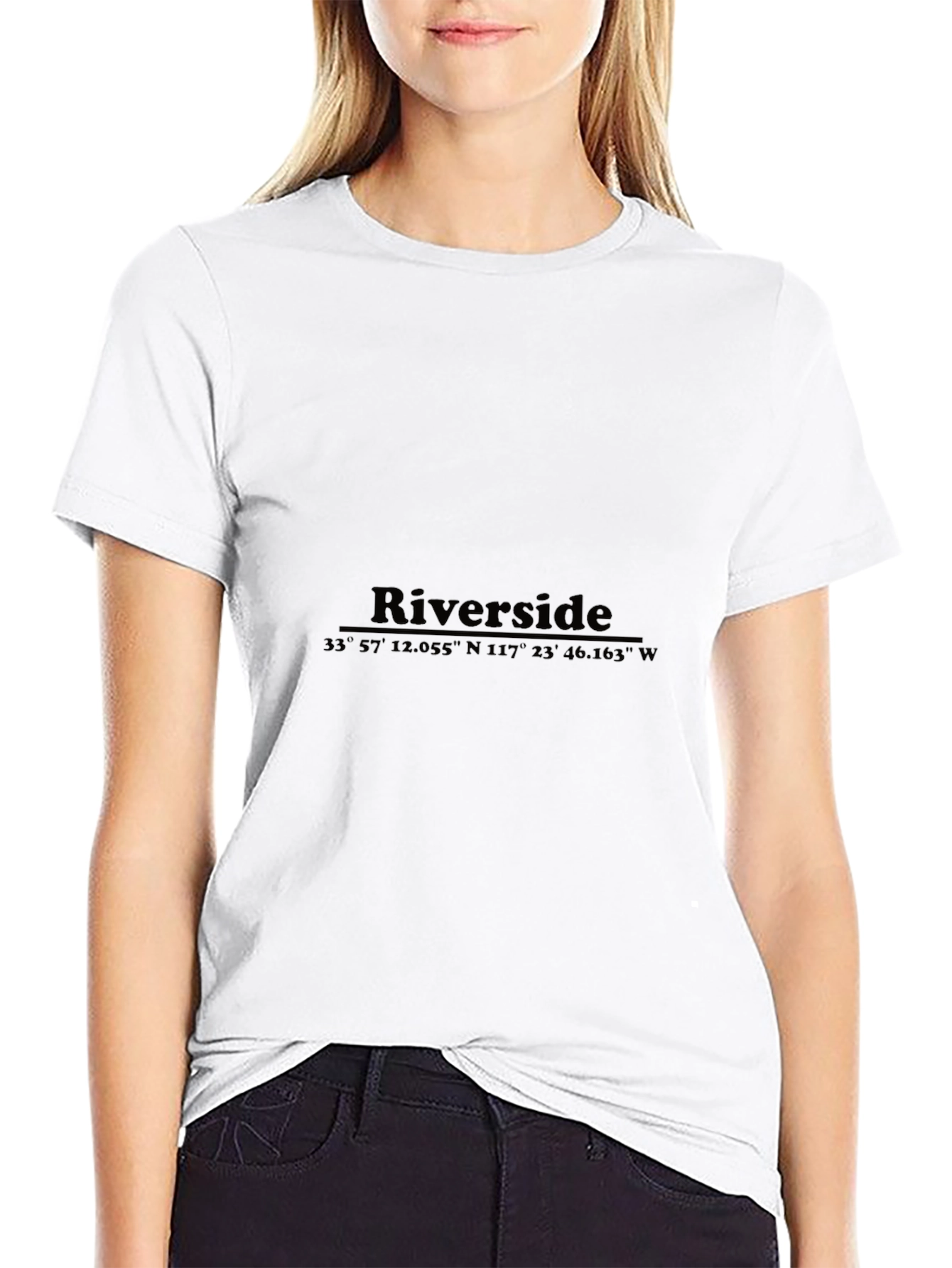 Riverside Coordinates Black T-Shirt