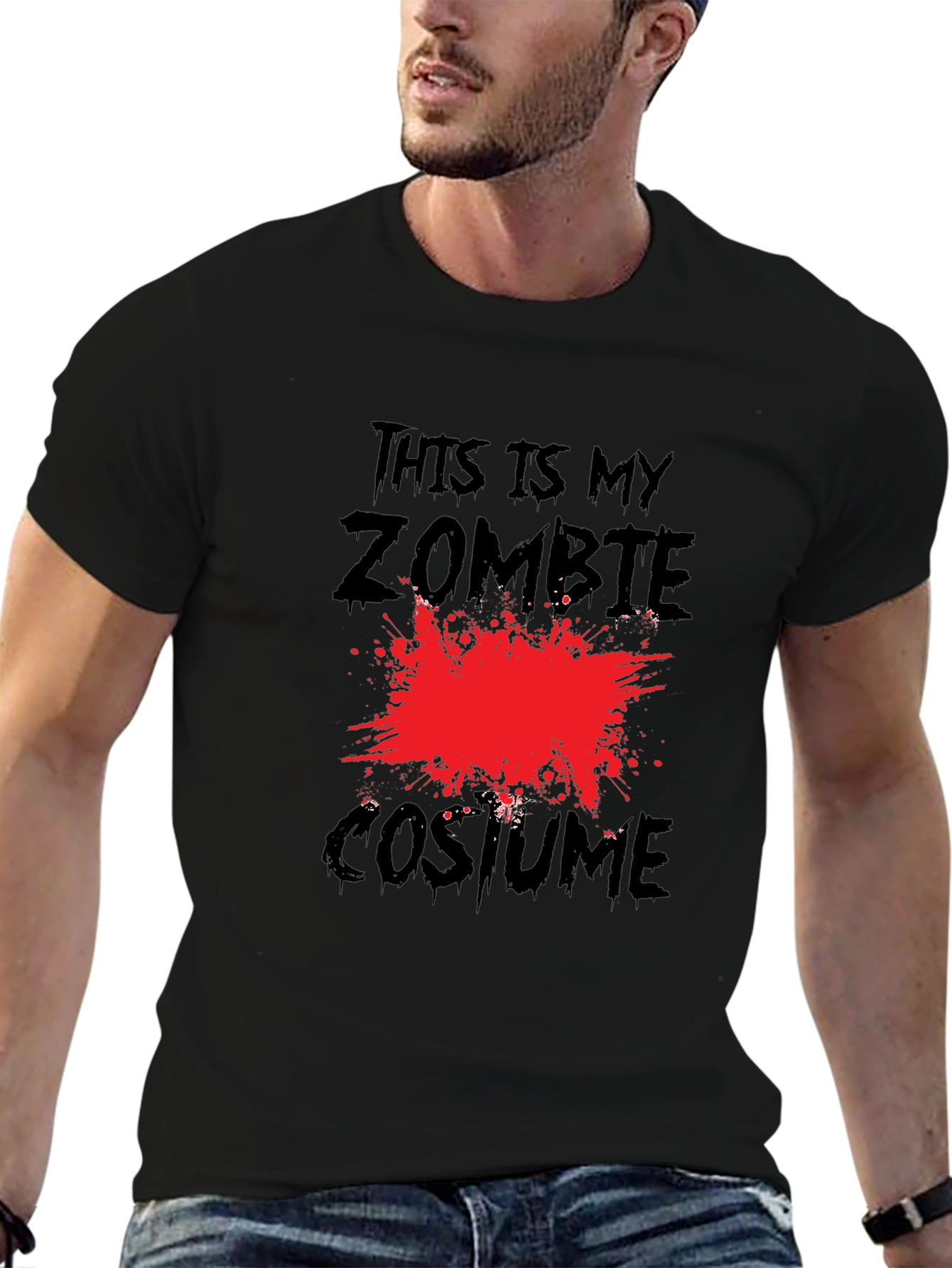 Zombie Costume T-Shirt - Halloween Tee
