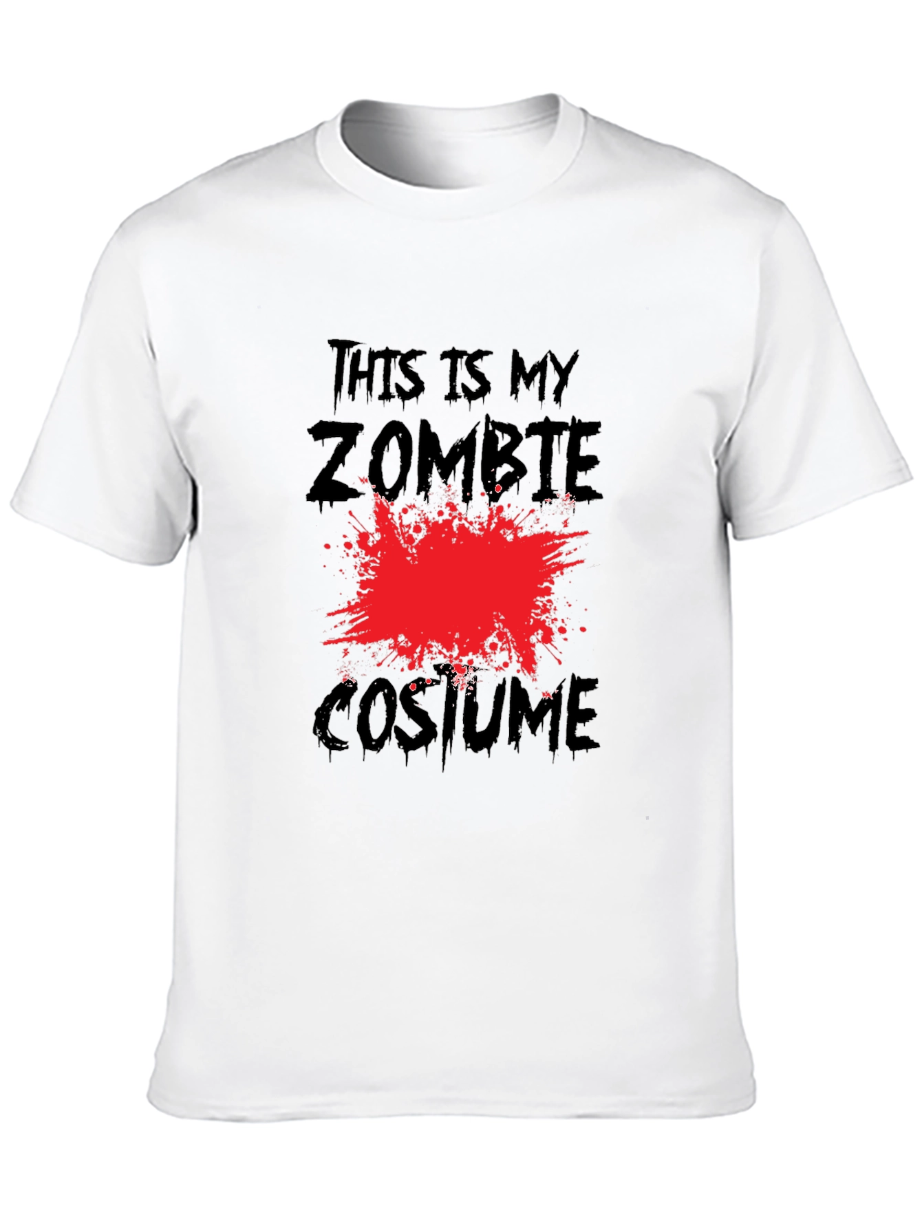 Zombie Costume T-Shirt - Halloween Tee