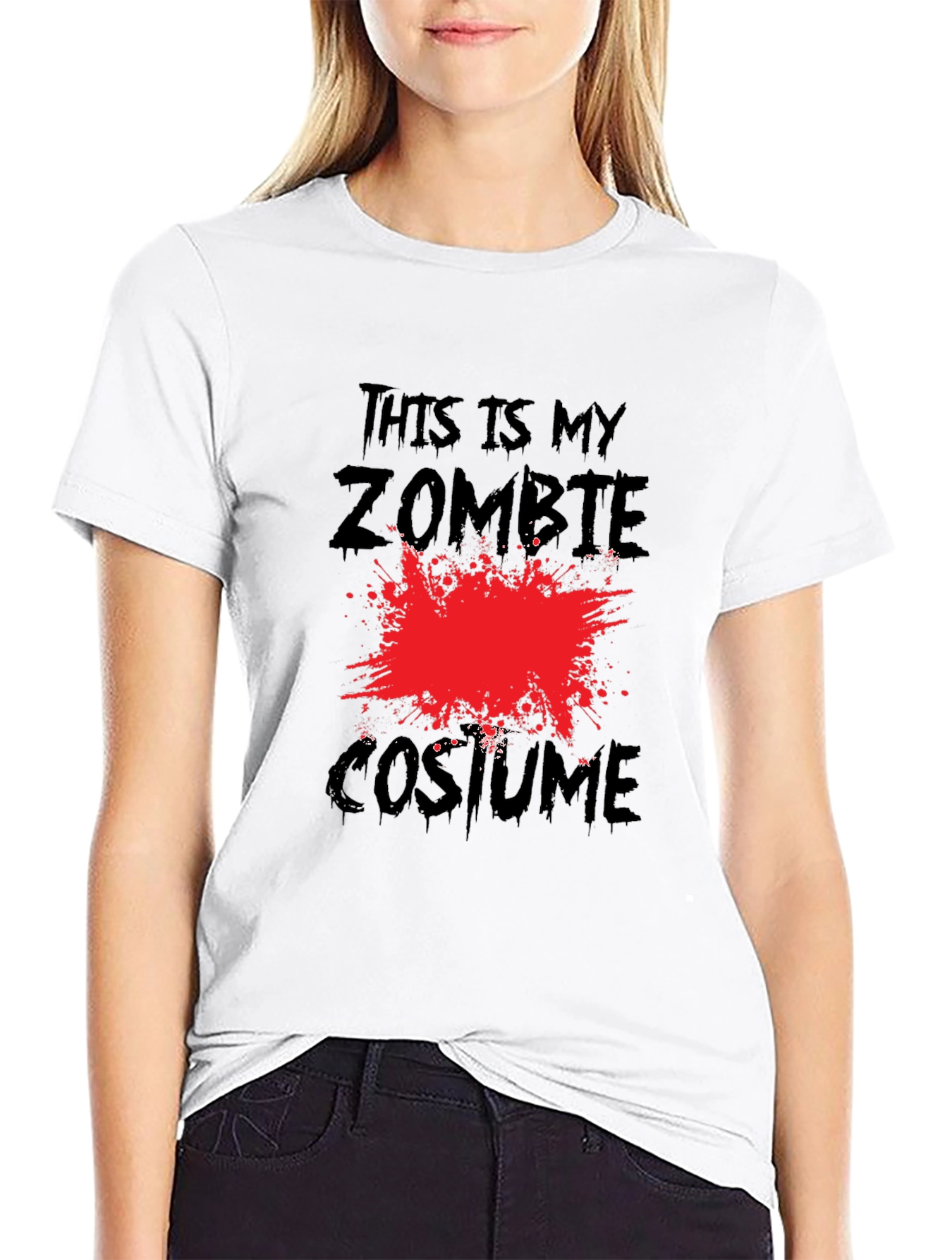 Zombie Costume T-Shirt - Halloween Tee